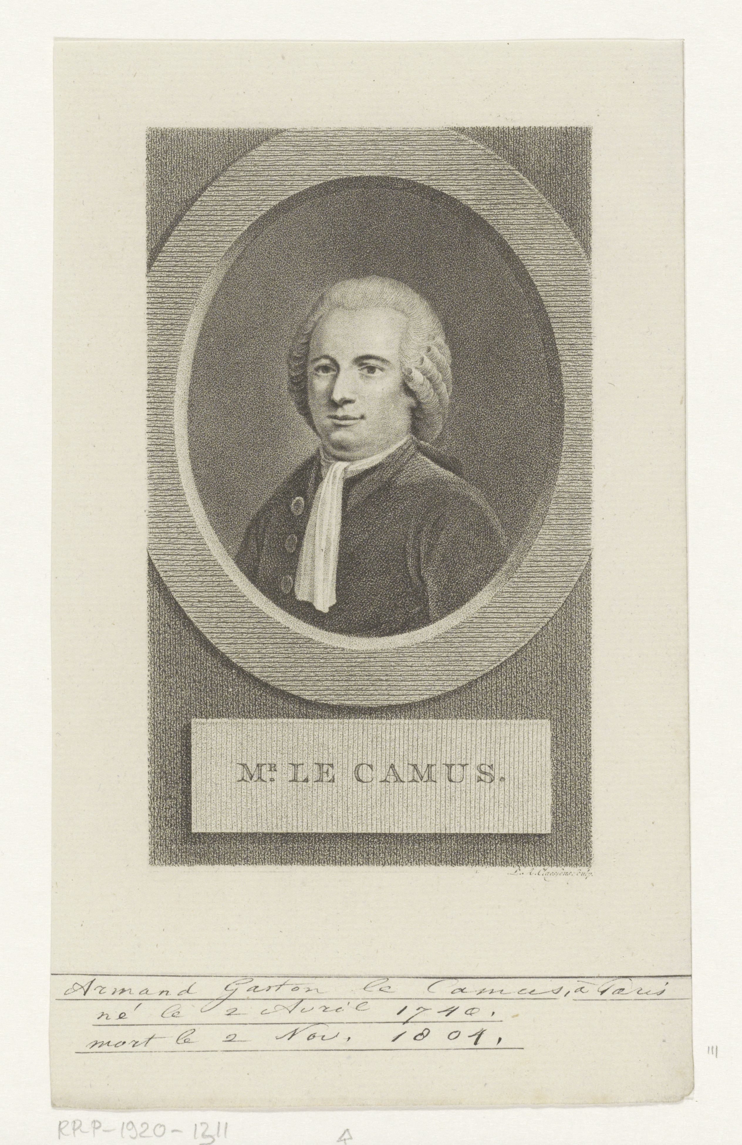 Portret van Armand Gaston Camus