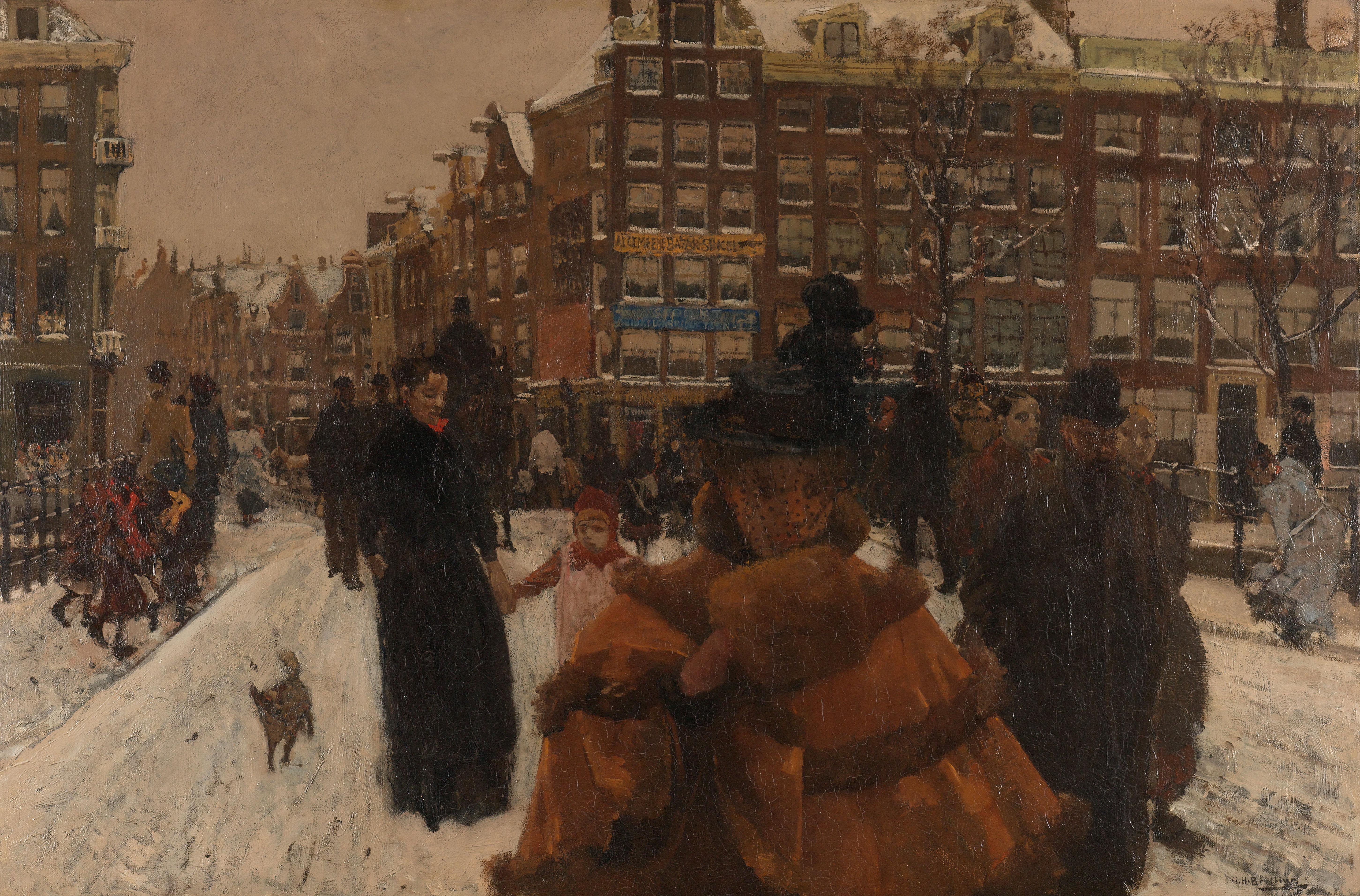 De Singelbrug bij de Paleisstraat in Amsterdam