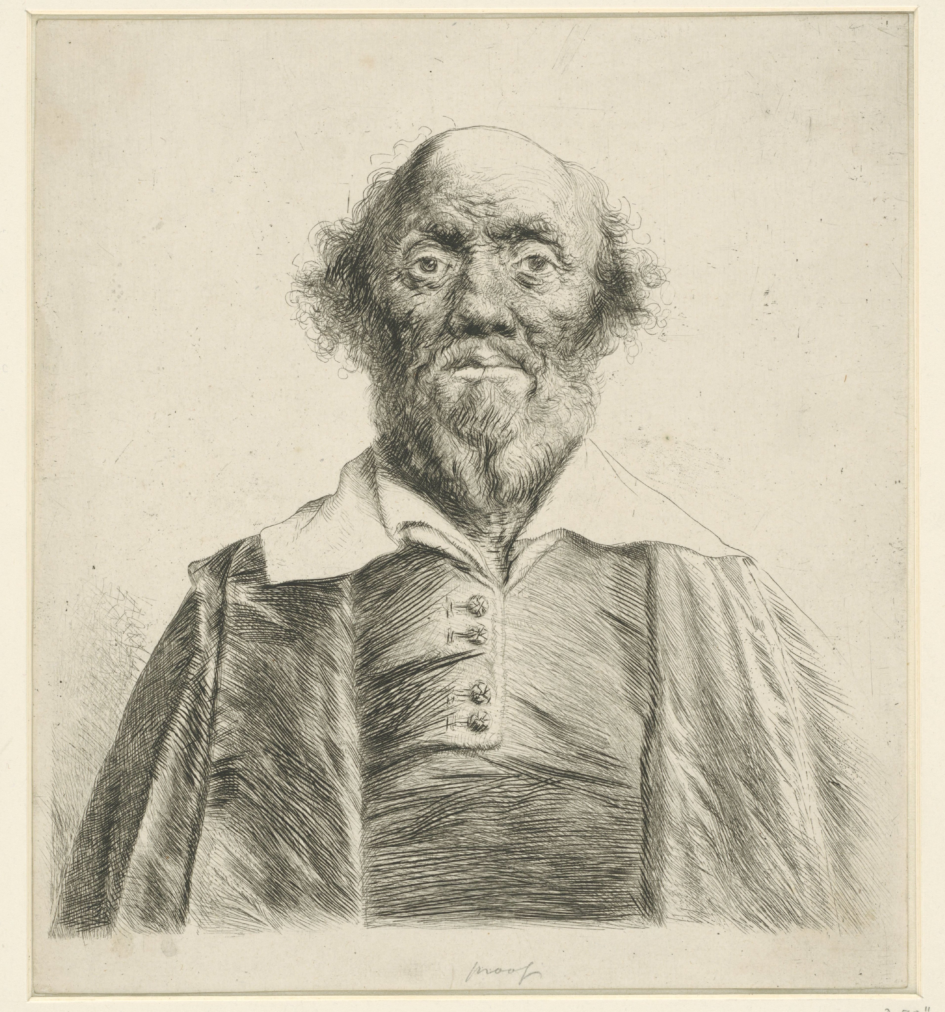 Portret van een oude man