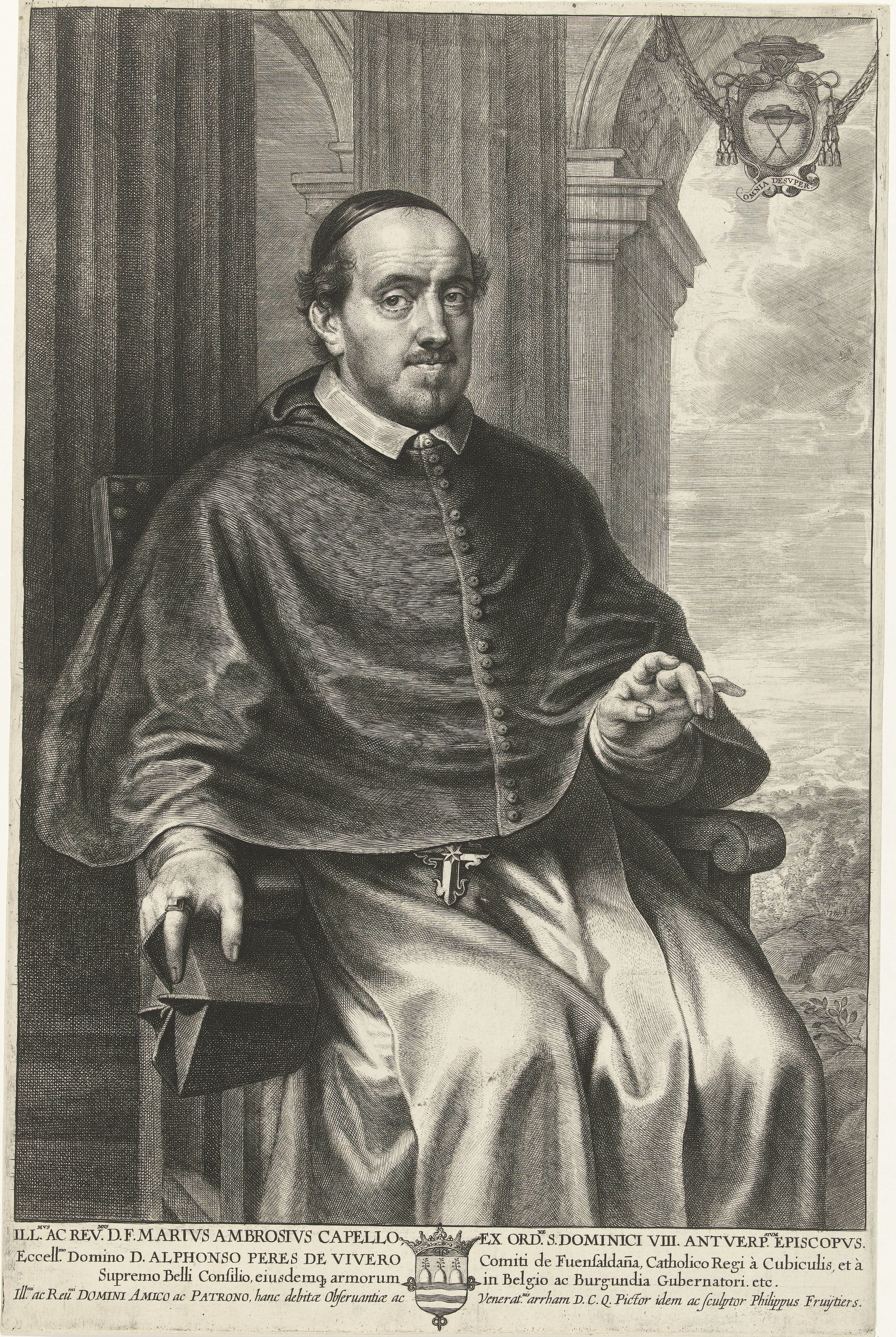 Portret van Marius Ambrosius Capello