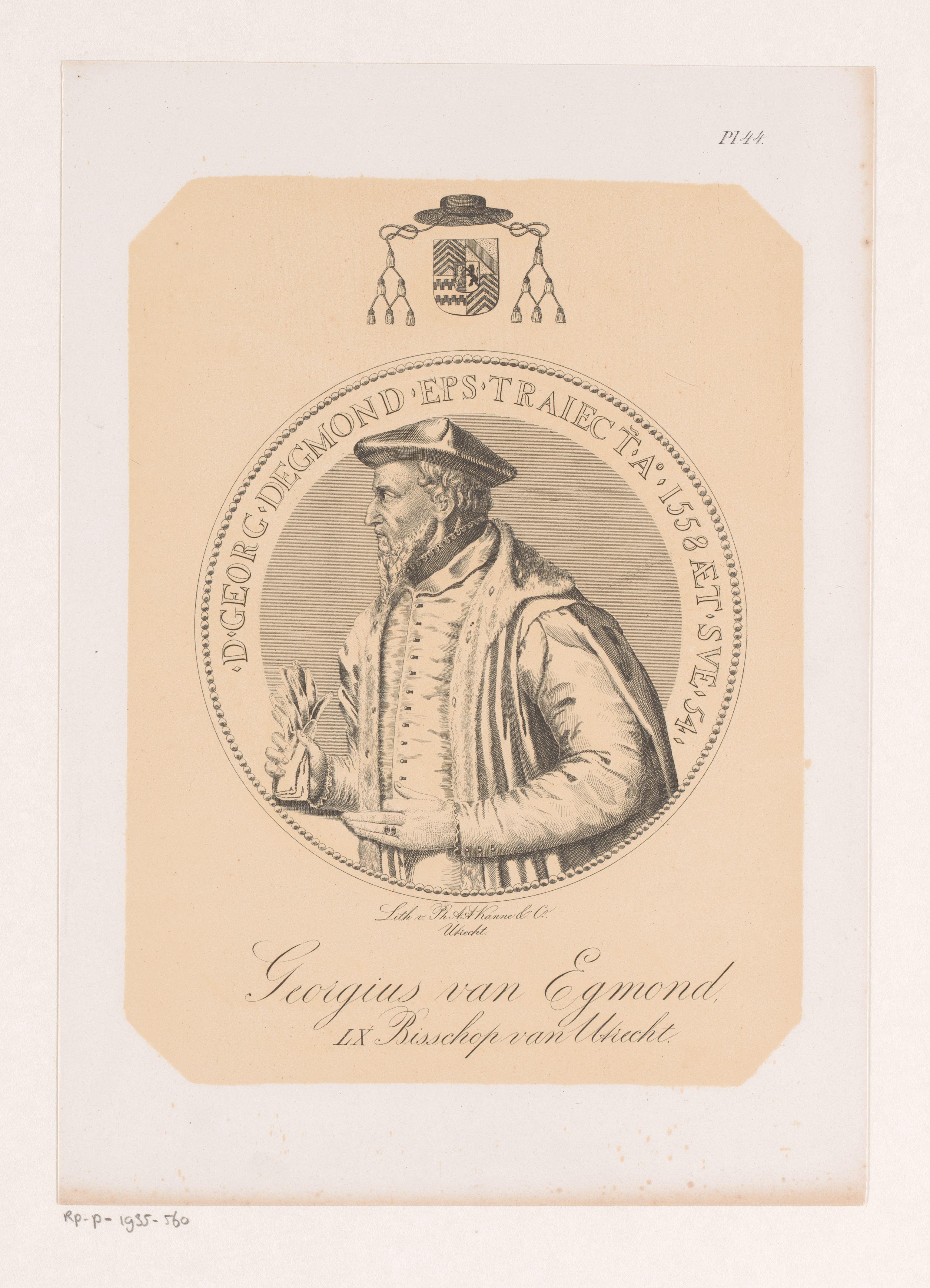 Portret van George van Egmont
