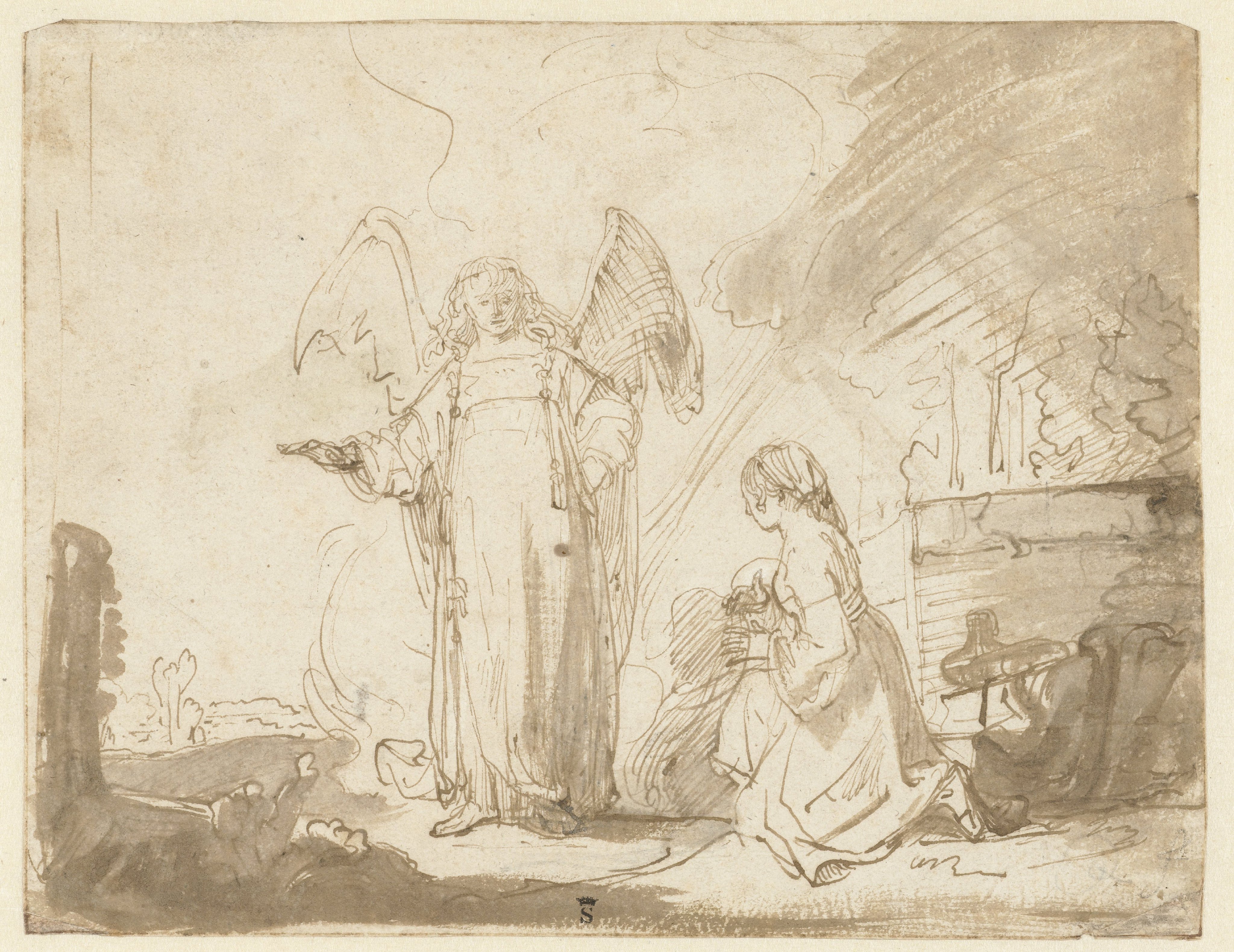 Hagar and the Angel at the Well on the Way to Shur