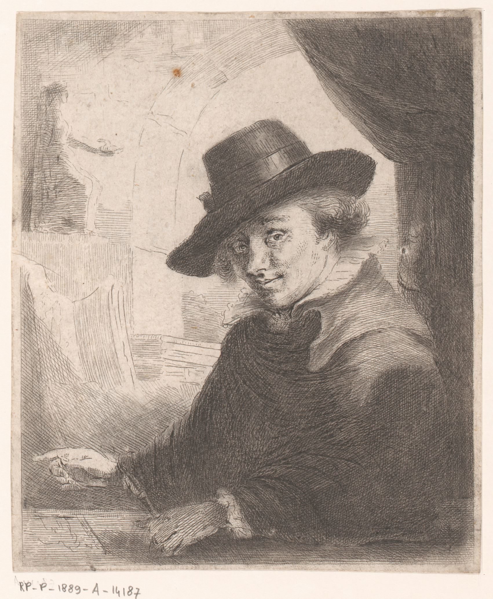 Zelfportret van Dominique Vivant Denon