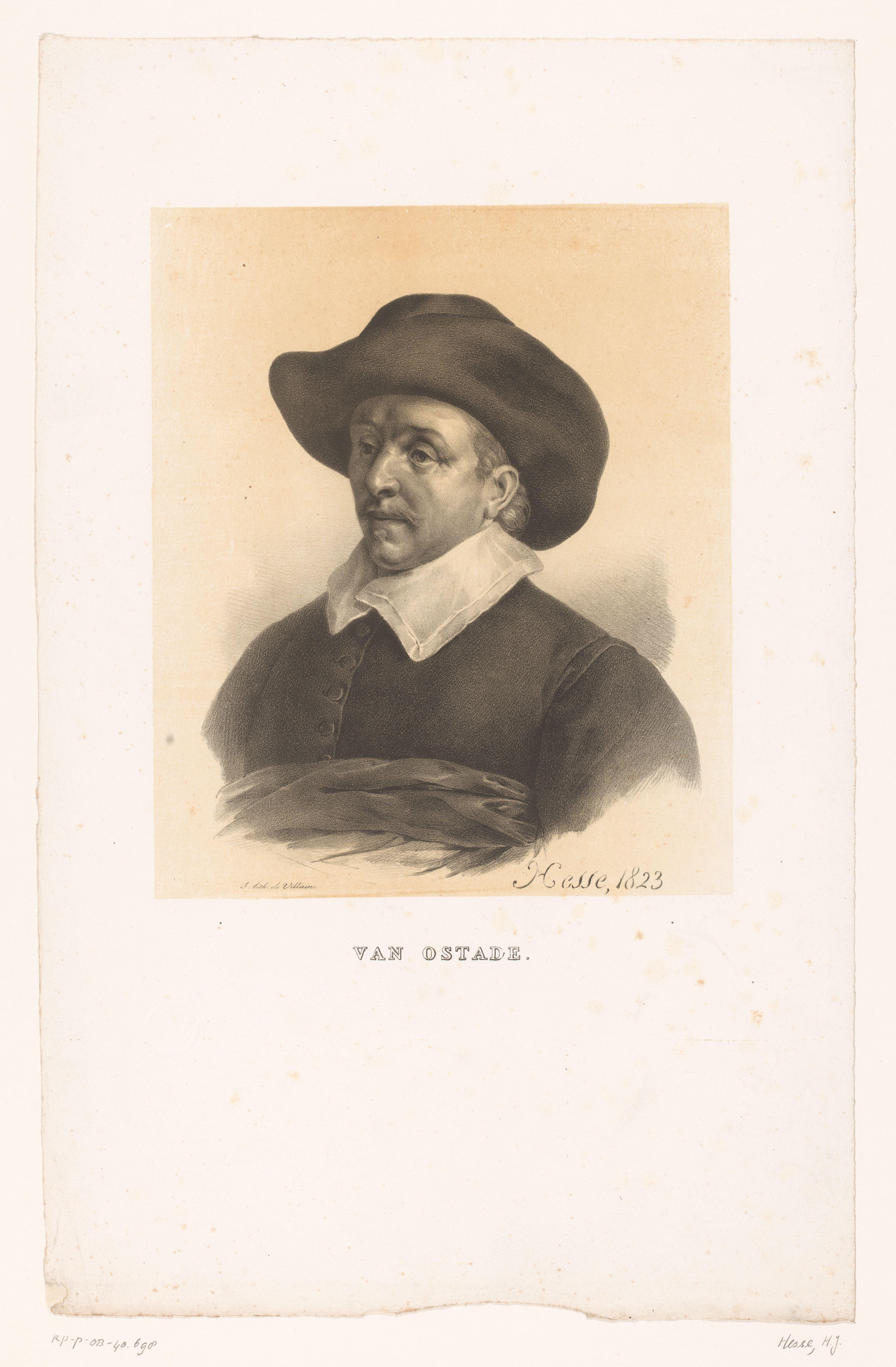 Portret van Adriaen van Ostade