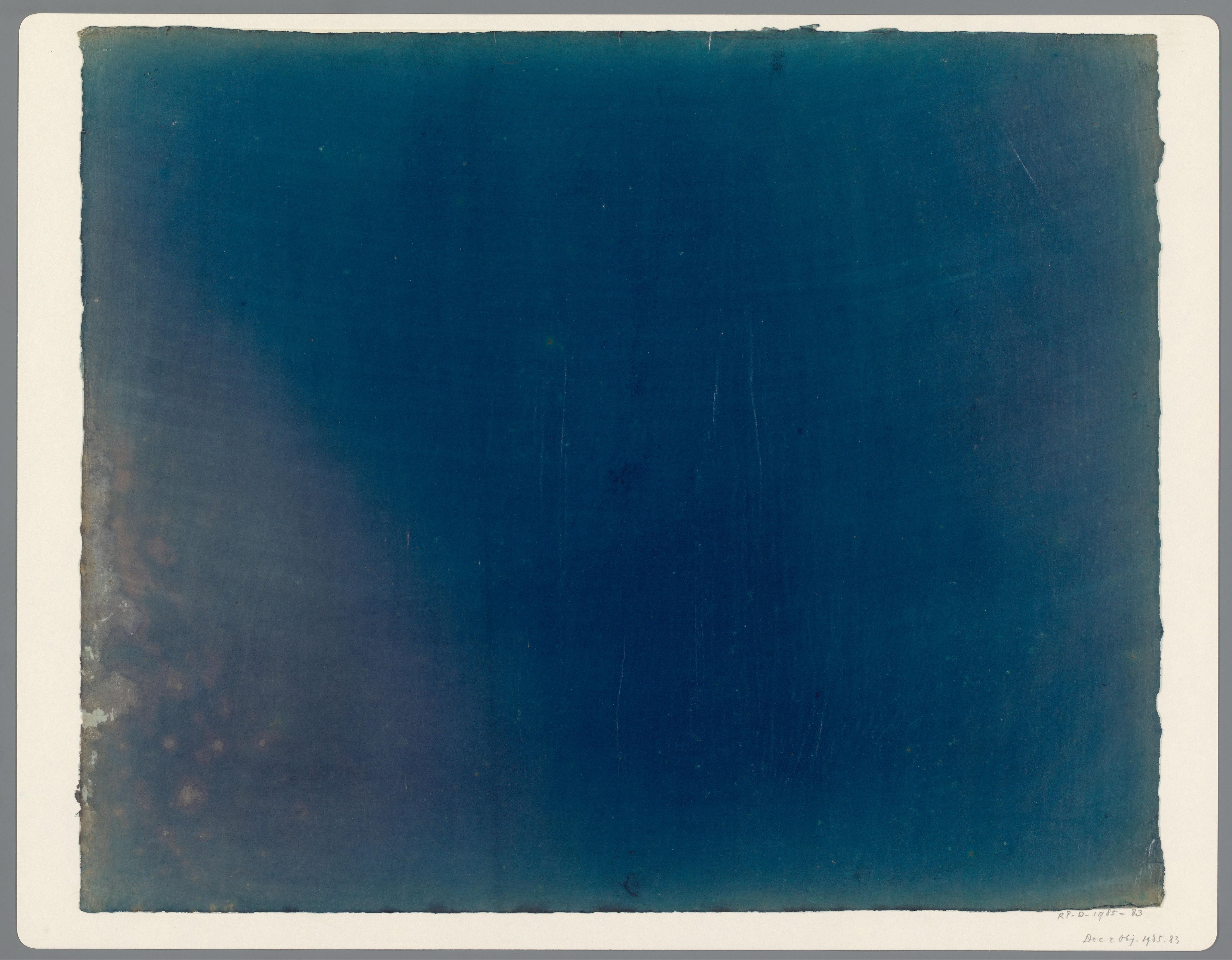 Effen blauw papier
