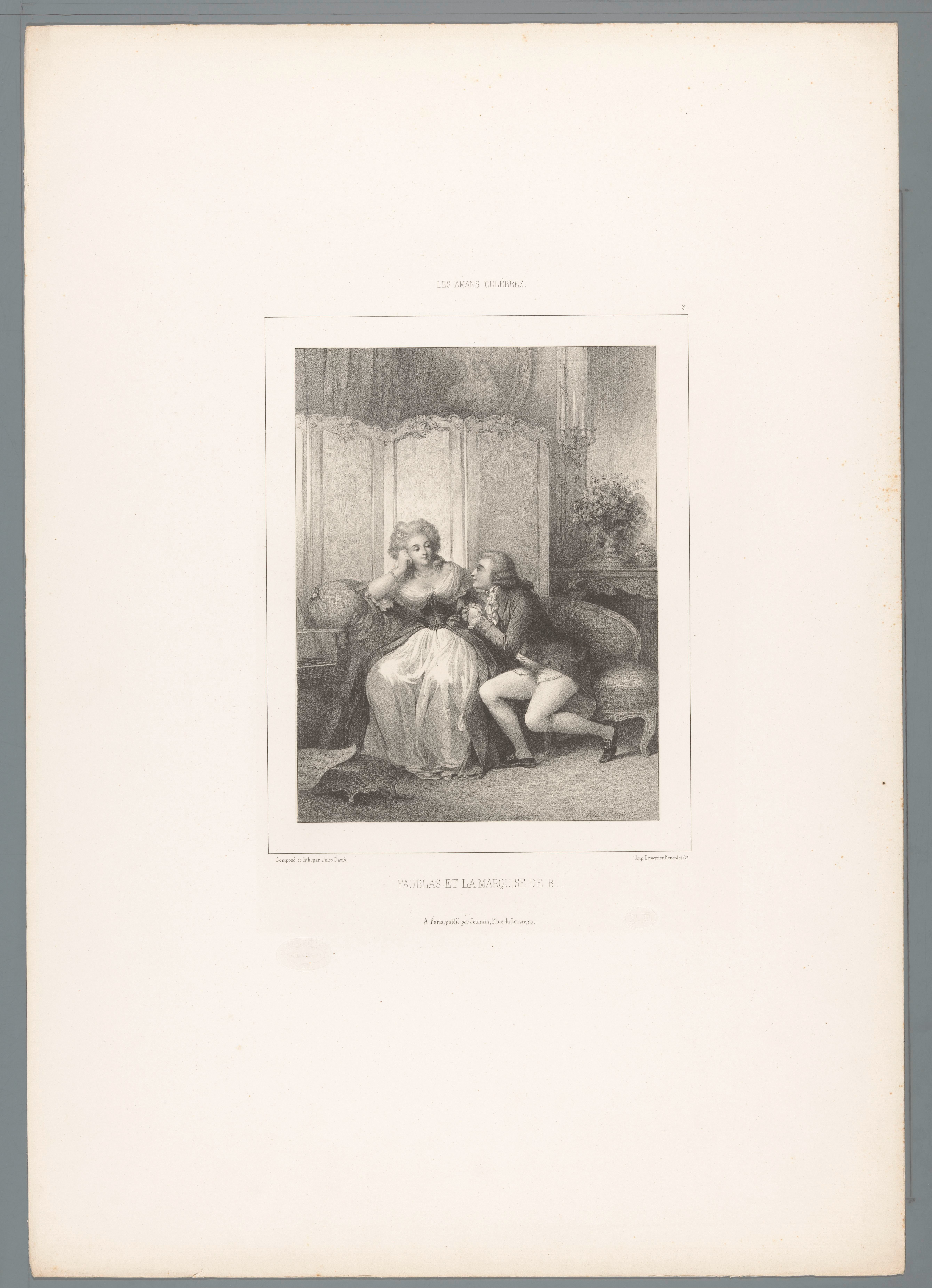 Jonker de Faublas en de markiezin