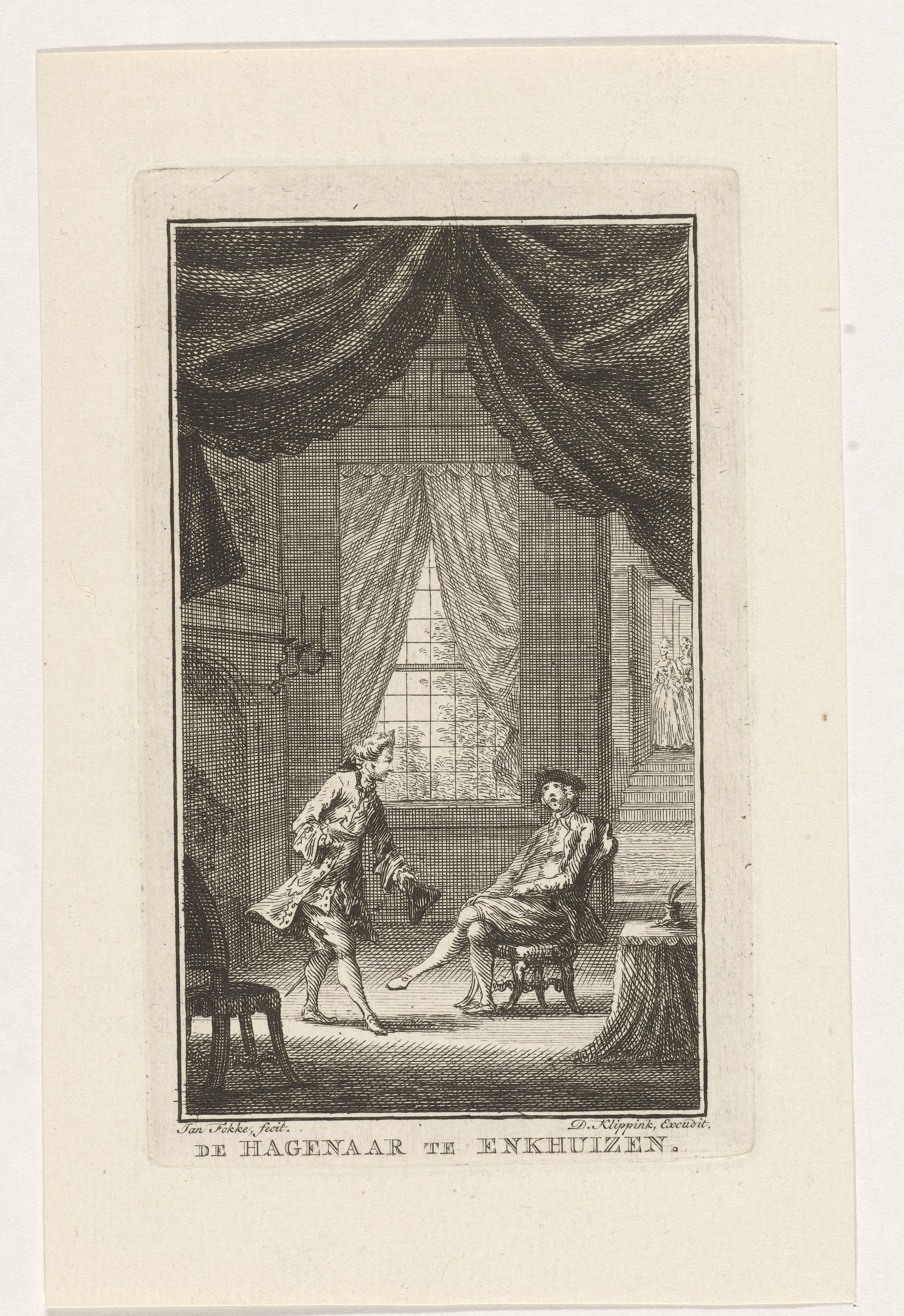 Twee mannen in een interieur