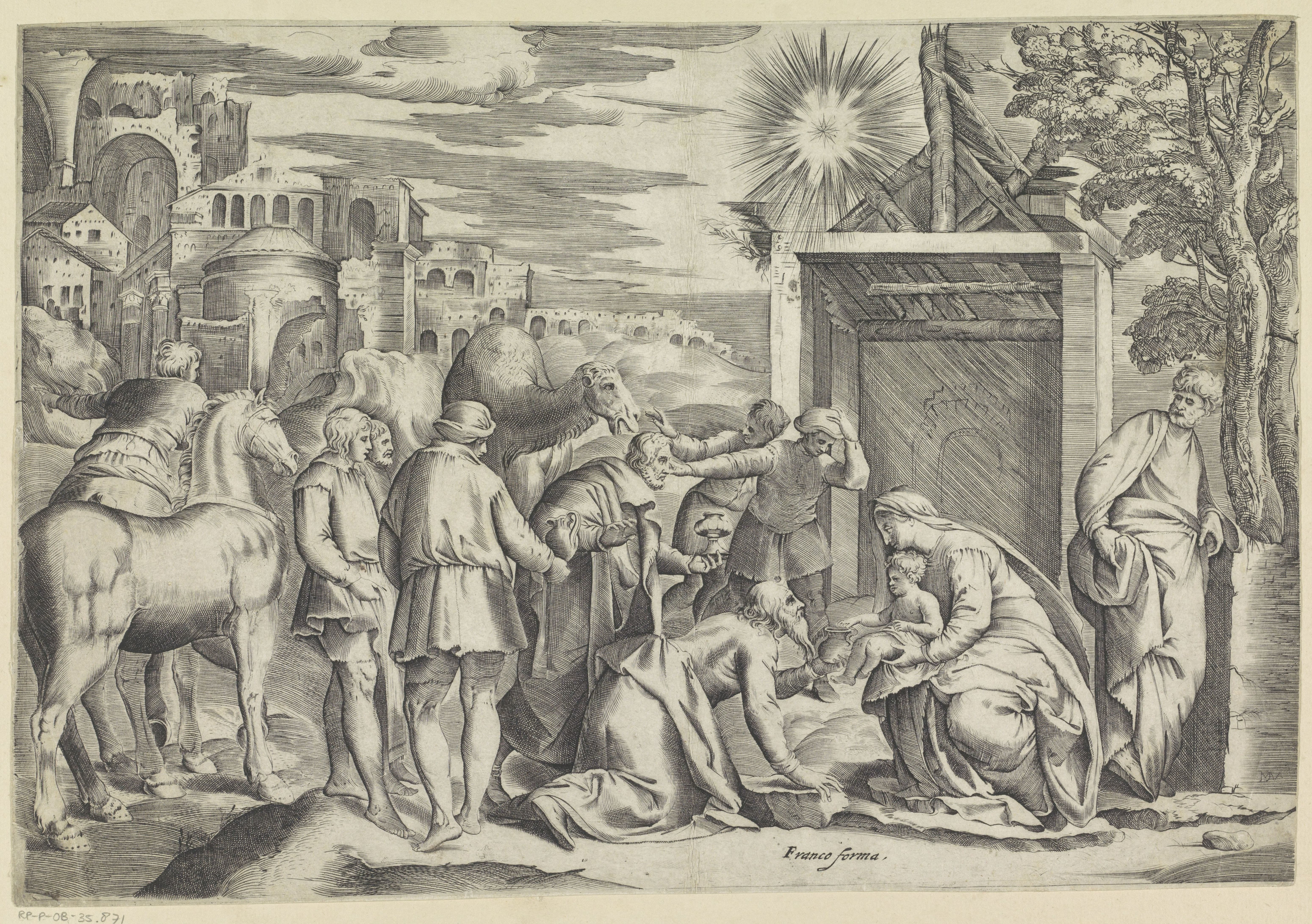 Aanbidding door de koningen