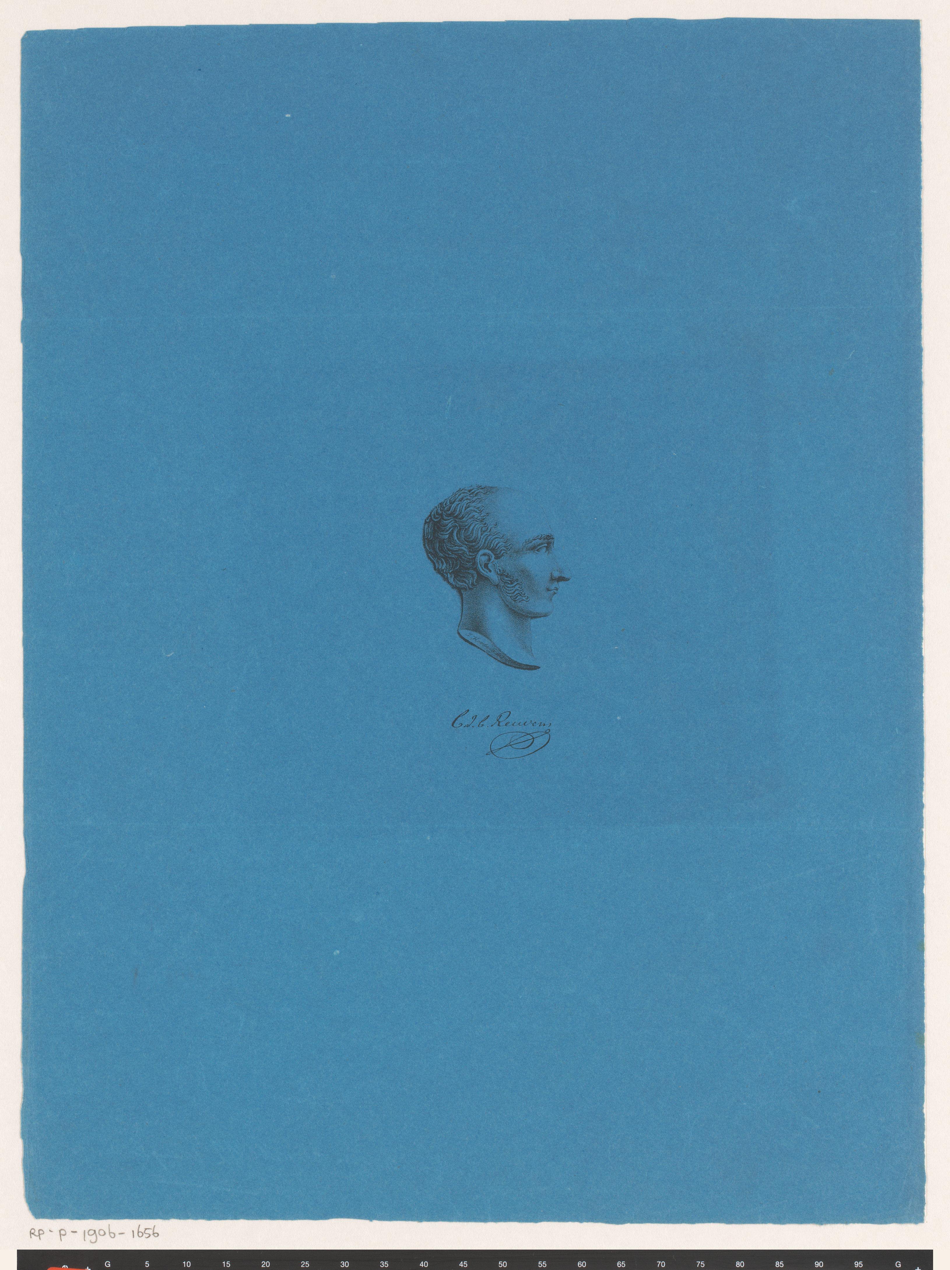 Portret van Caspar Jacob Christiaan Reuvens