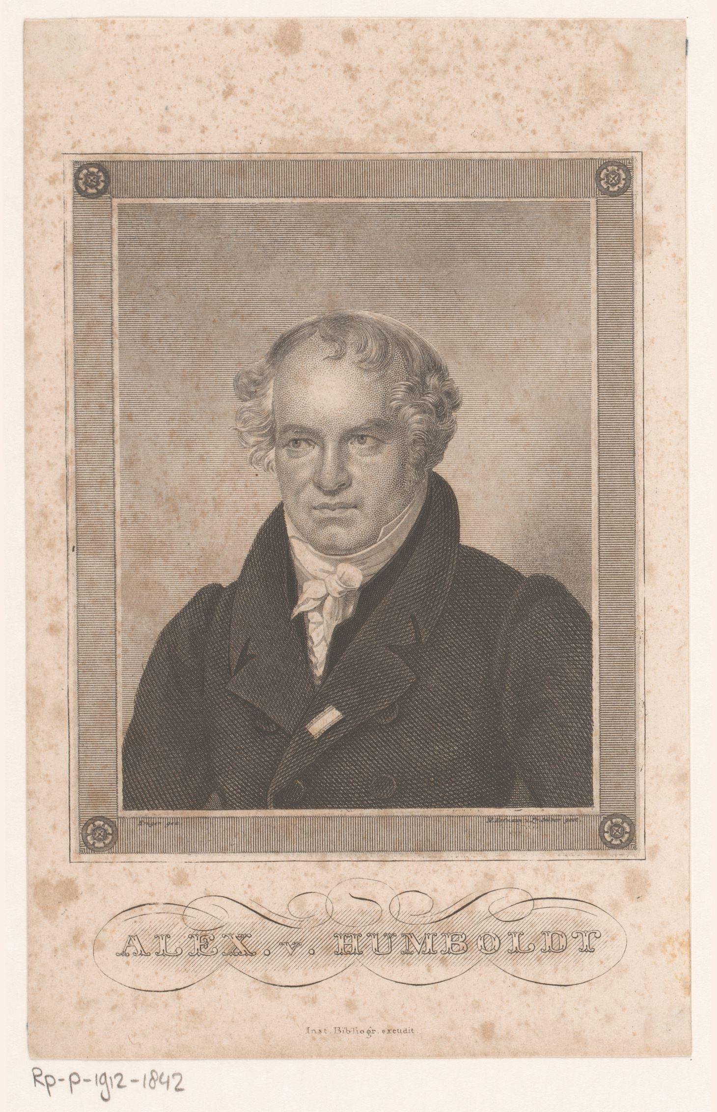 Portret van Alexander von Humboldt