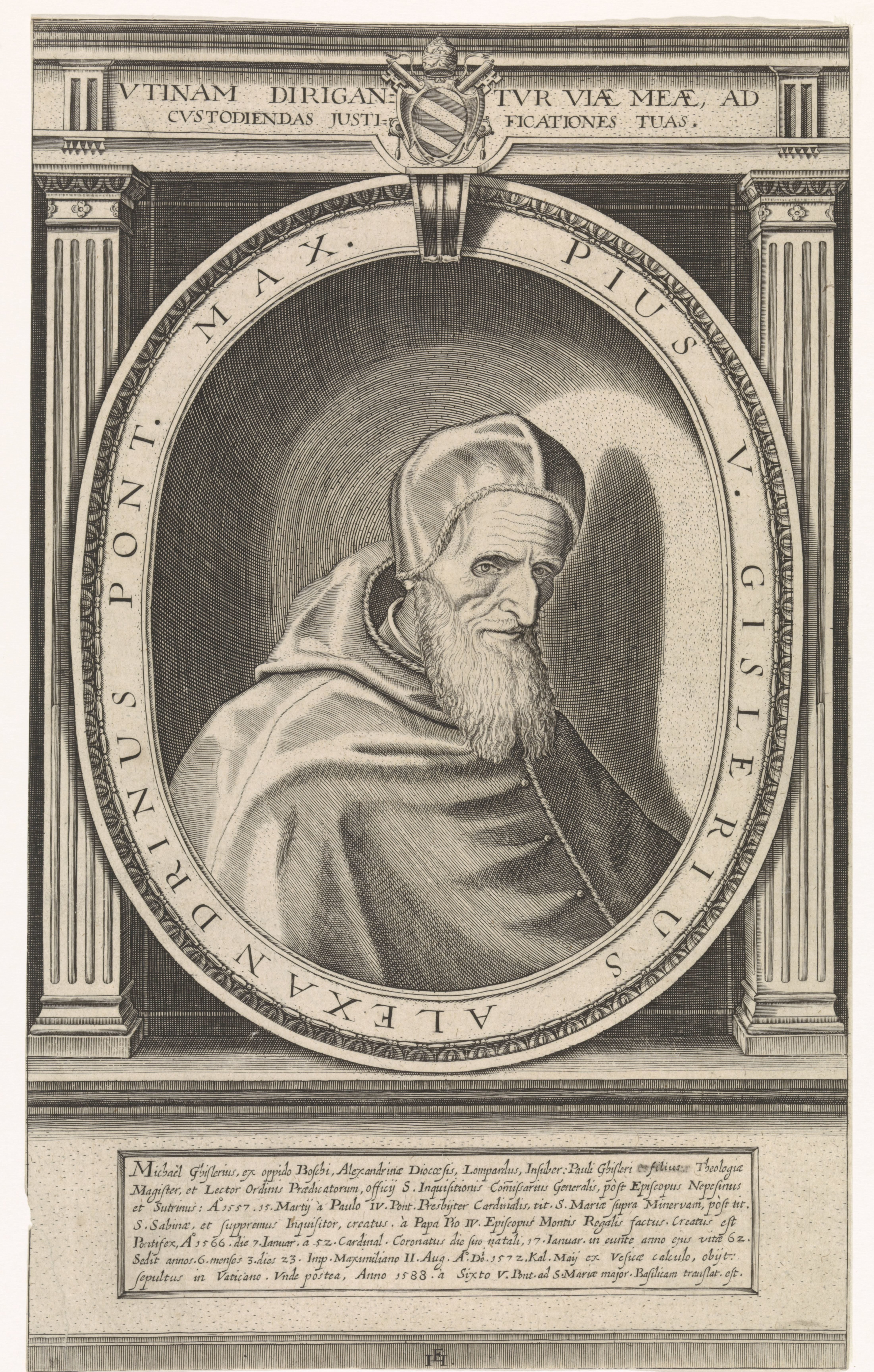 Portret van paus Pius V