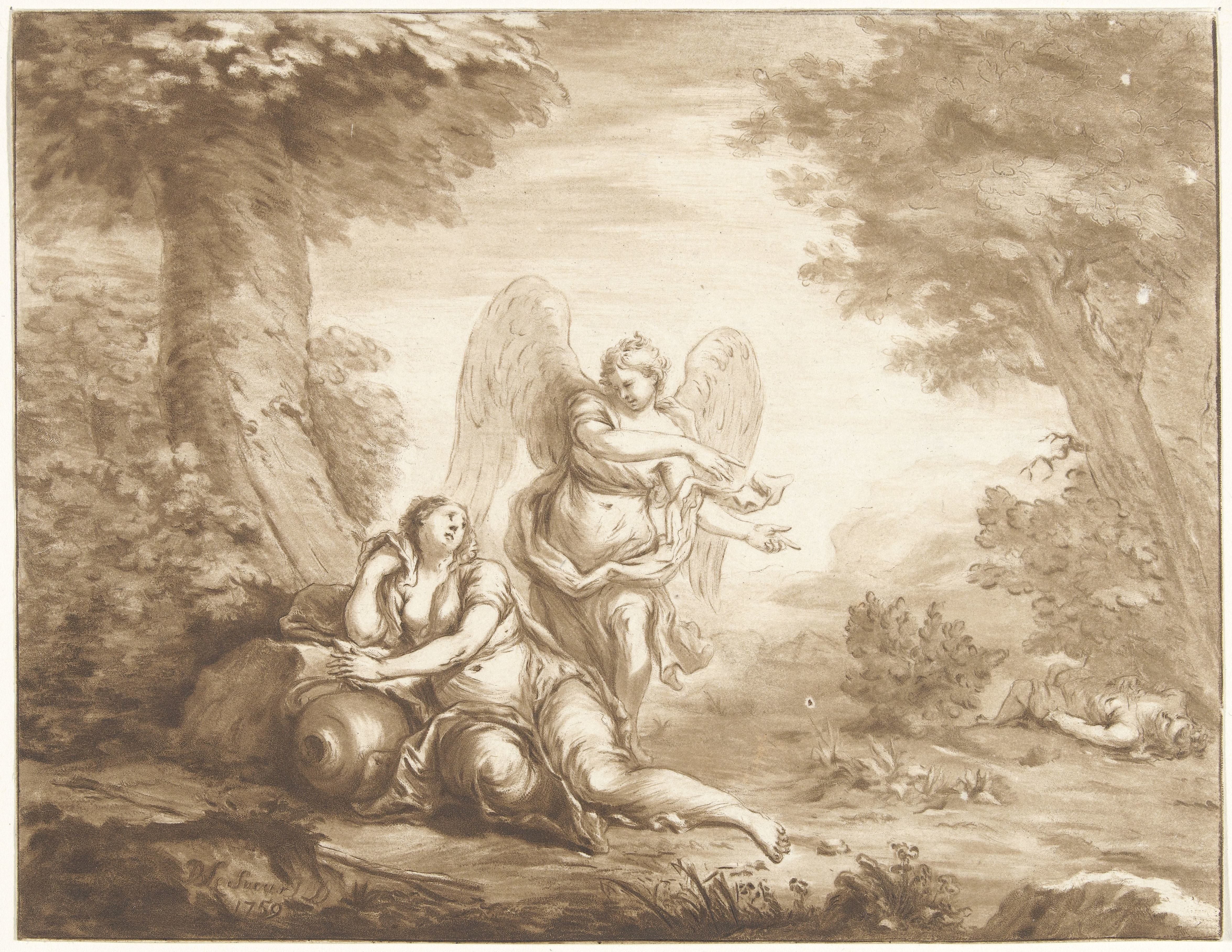 Hagar in de woestijn