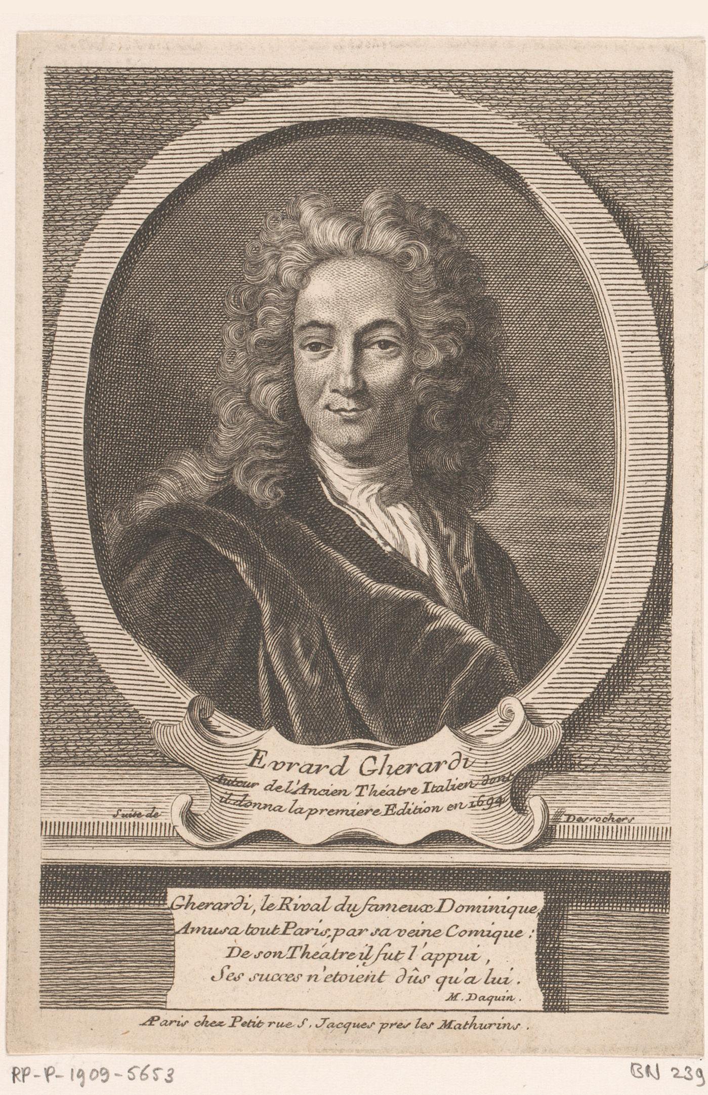 Portret van Evaristo Gherardi