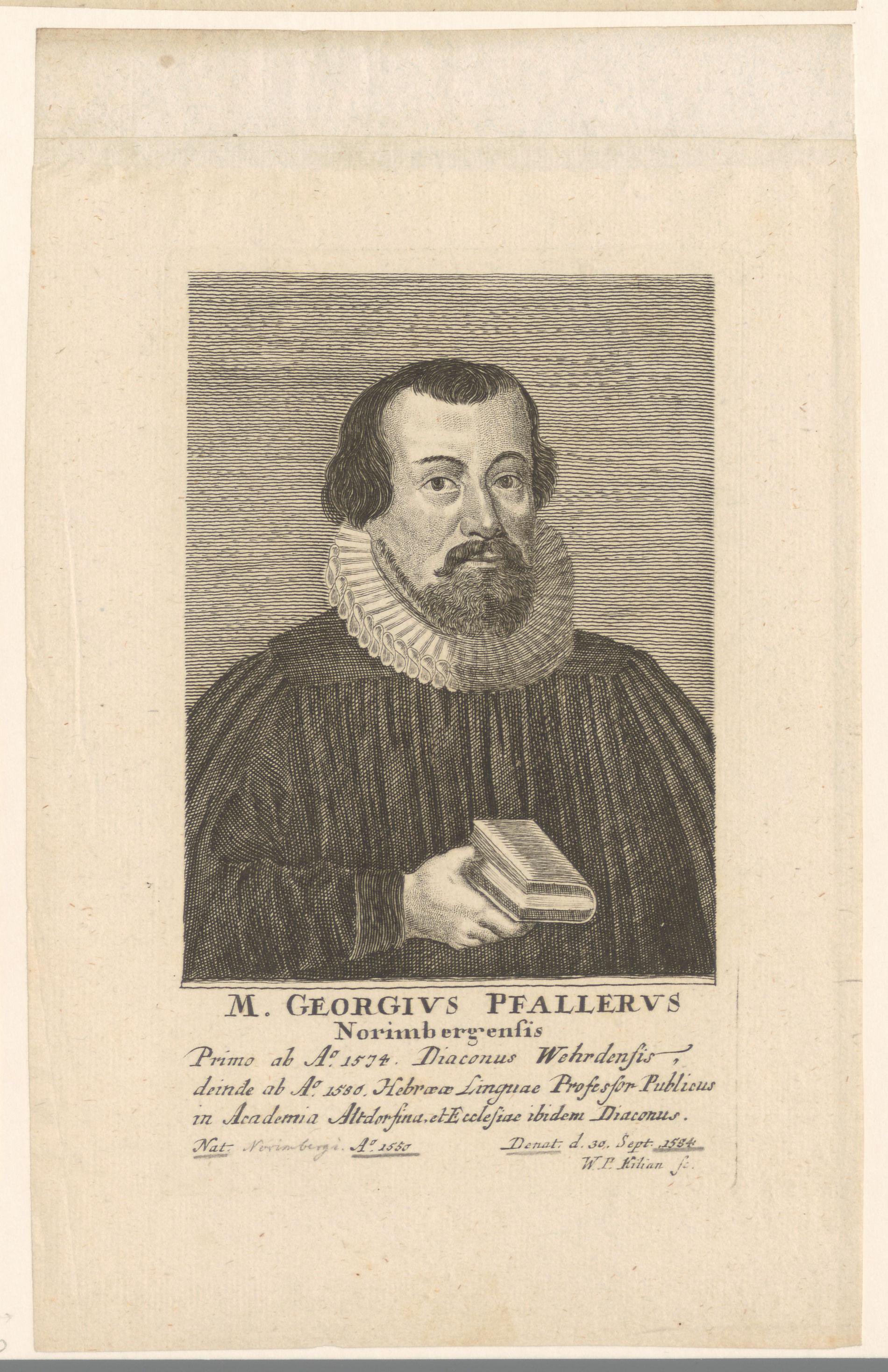 Portret van Georg Pfaler