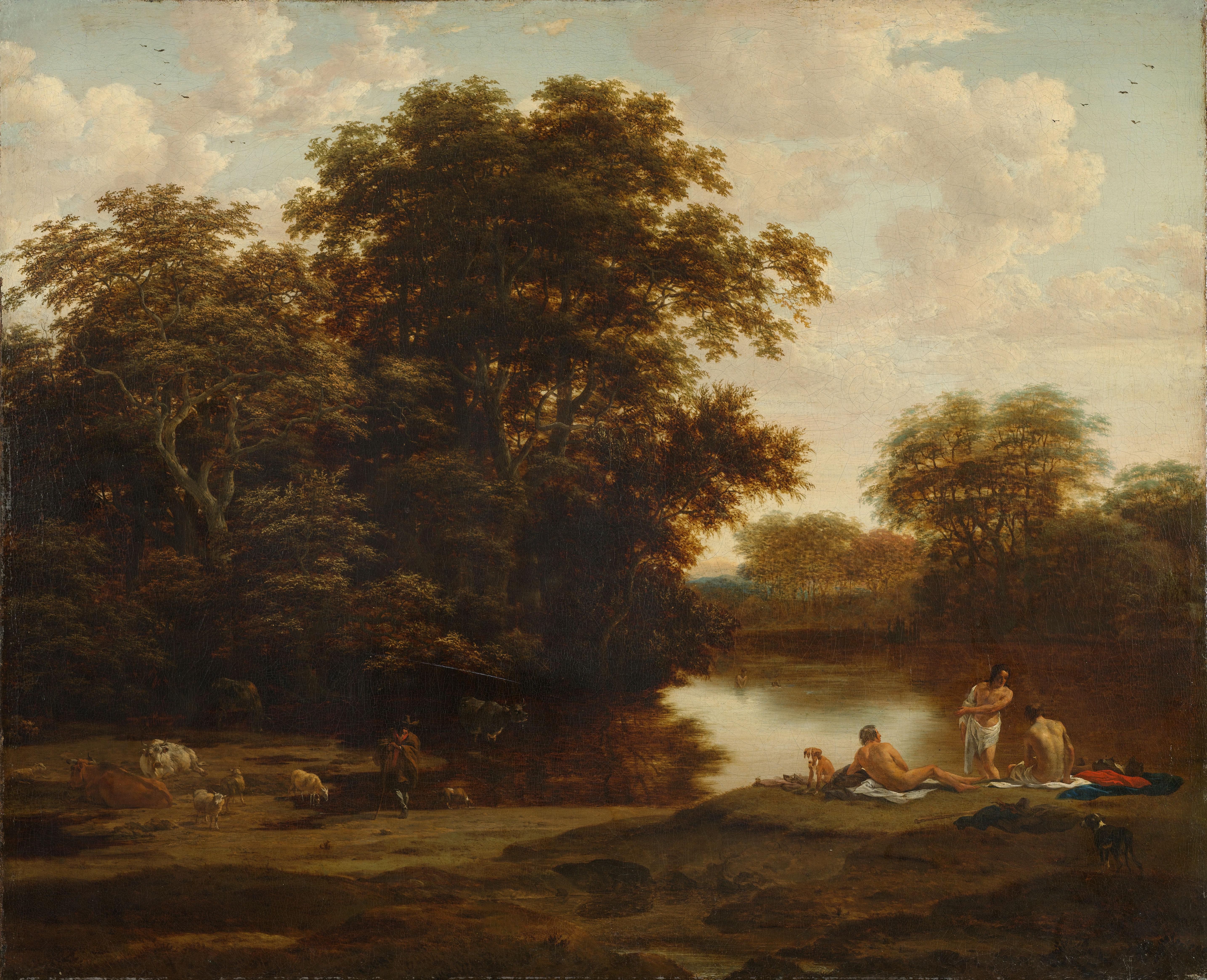 Landscape with Bathers