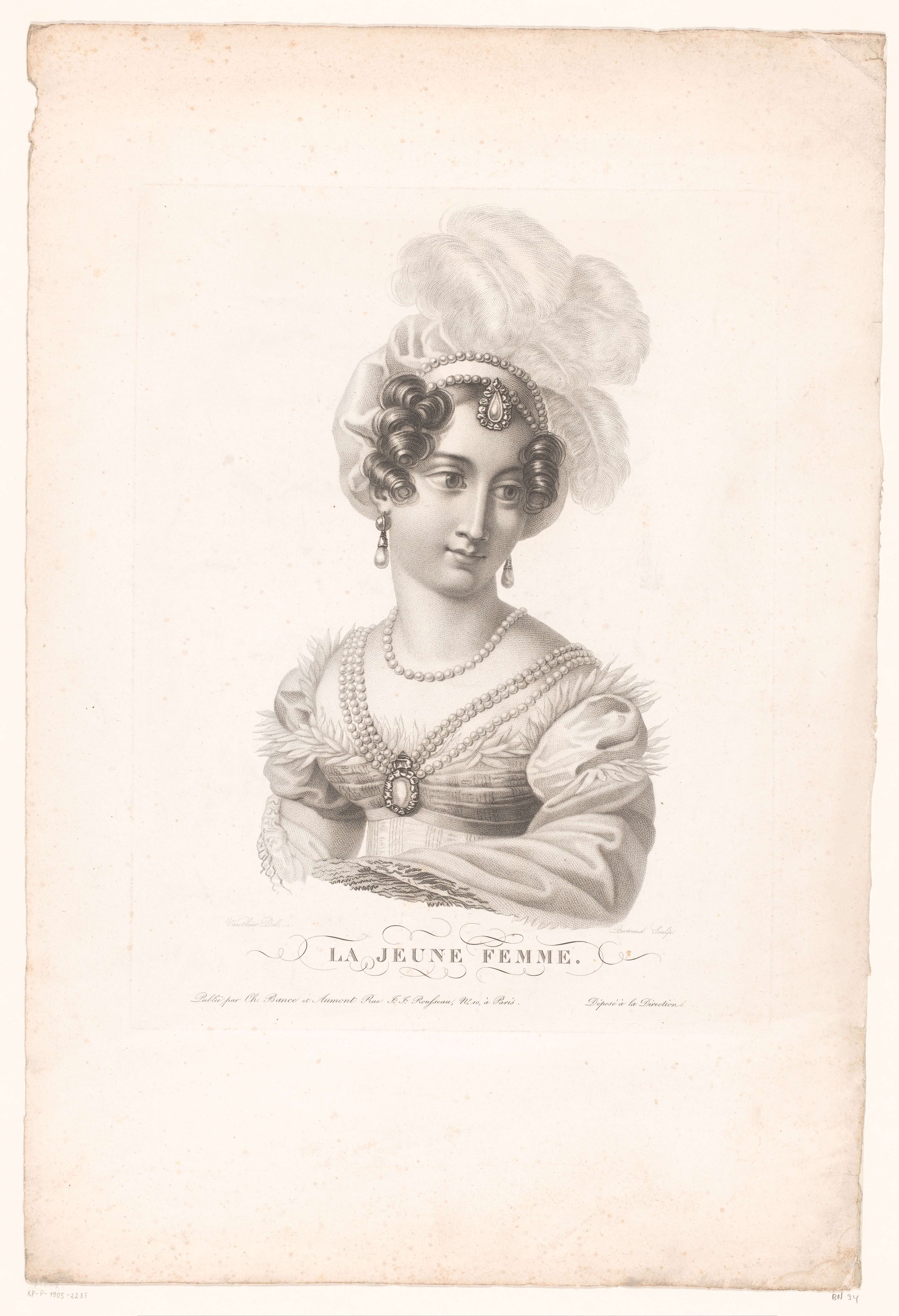 Portret van een jonge vrouw