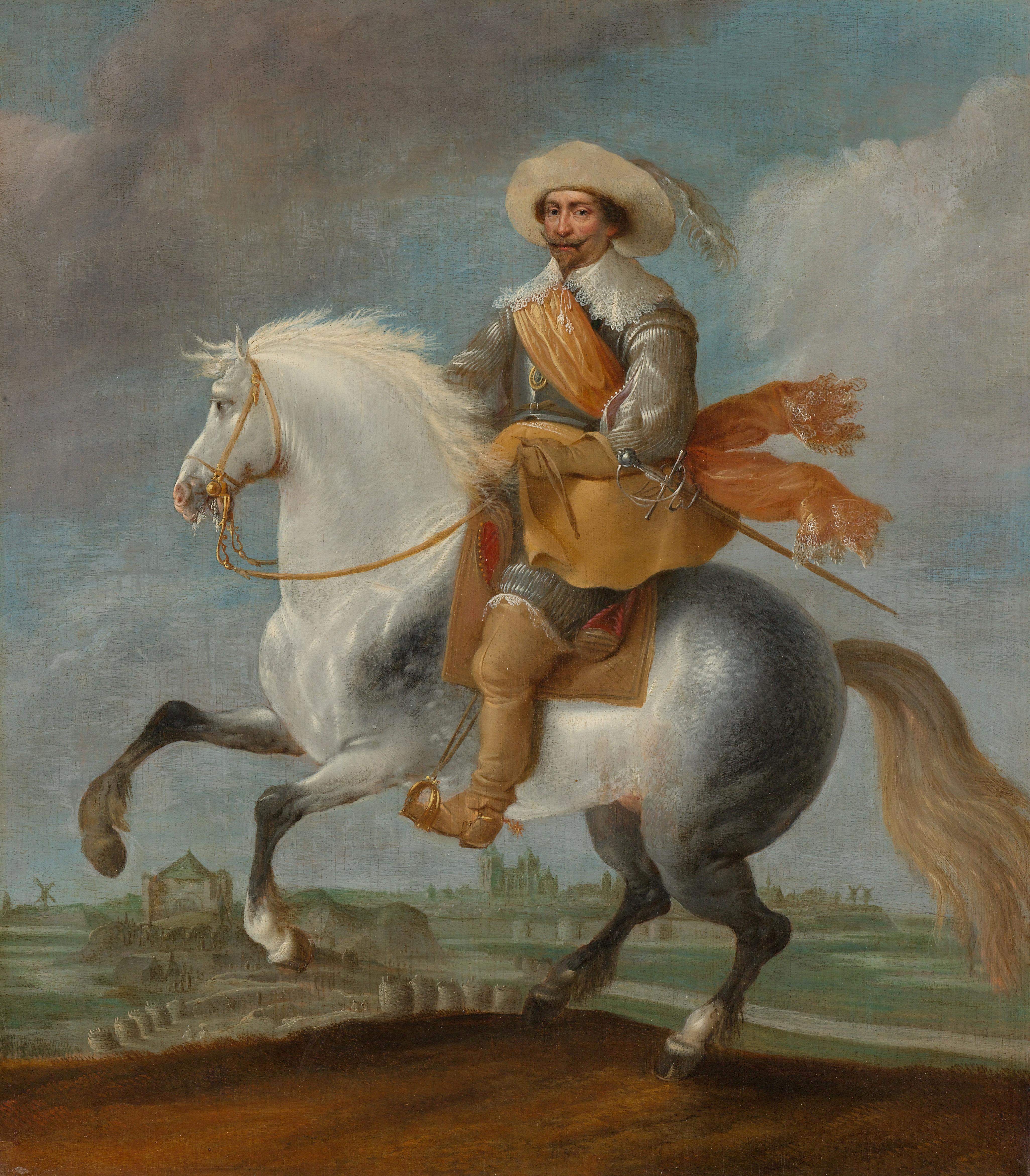 Prince Frederik Hendrik on Horseback outside the Fortifications of 's-Hertogenbosch, 1629