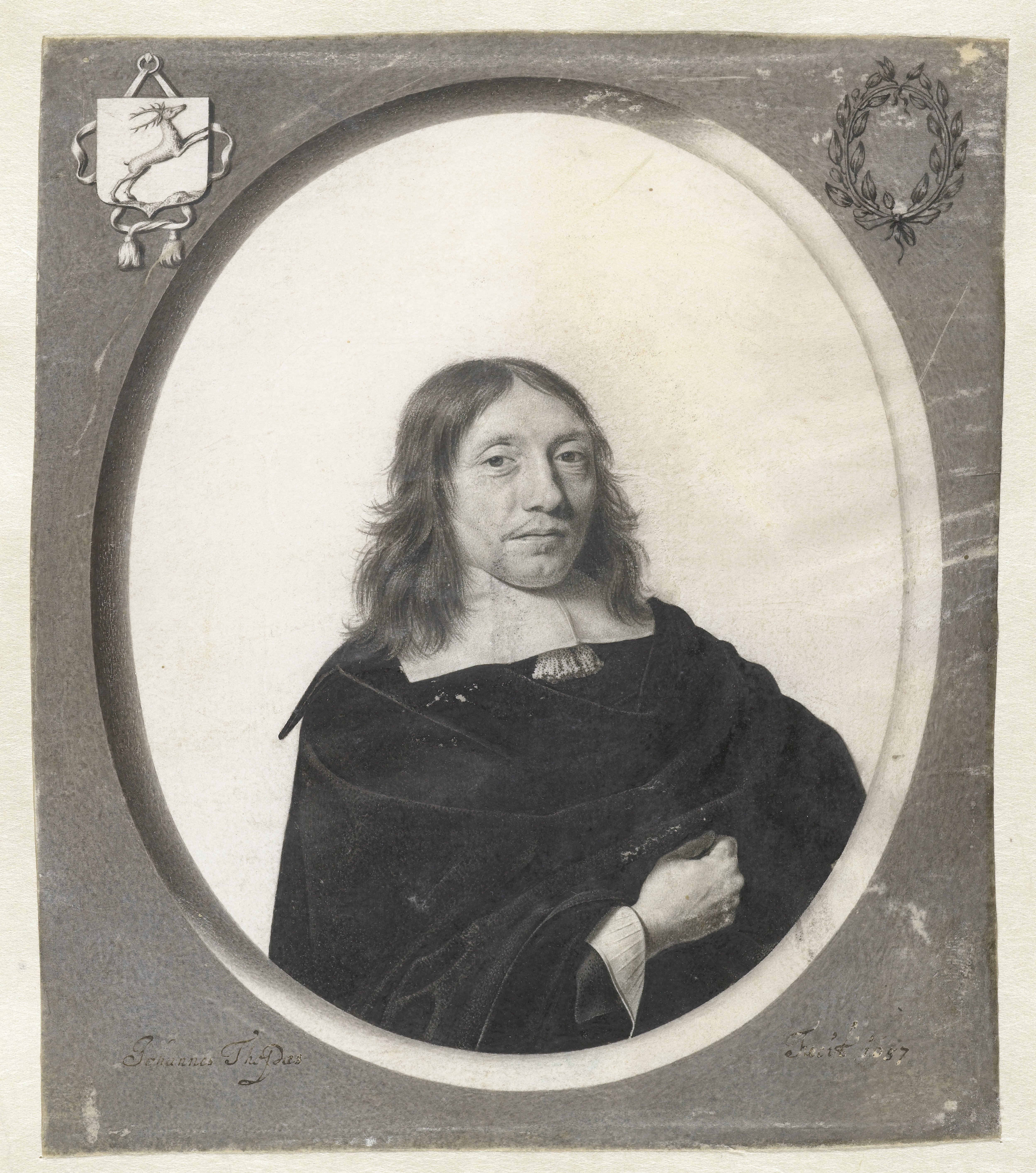 Portrait of Gijsbert van der Hoeven