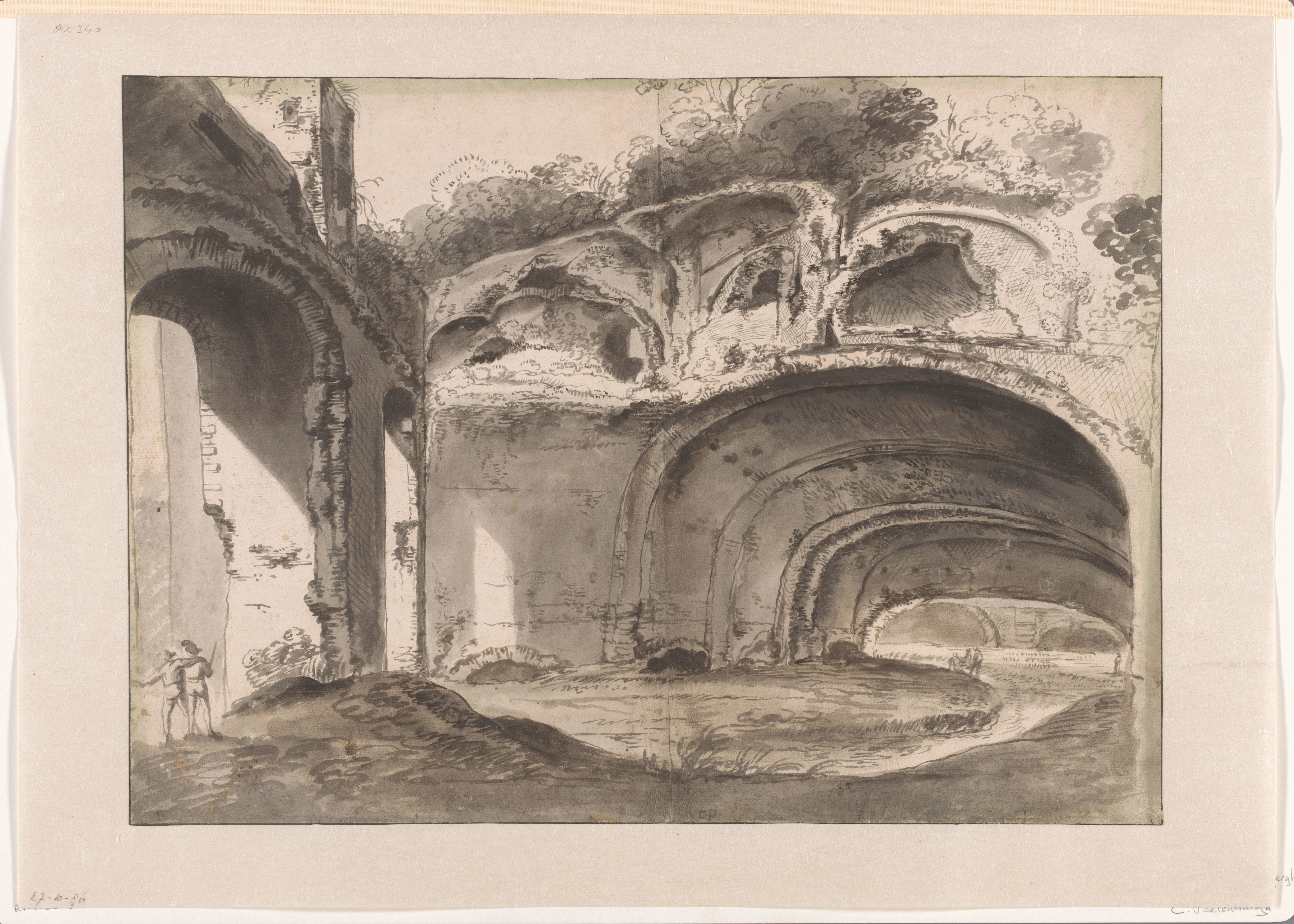 Ruïne van de Villa van Maecenas te Tivoli