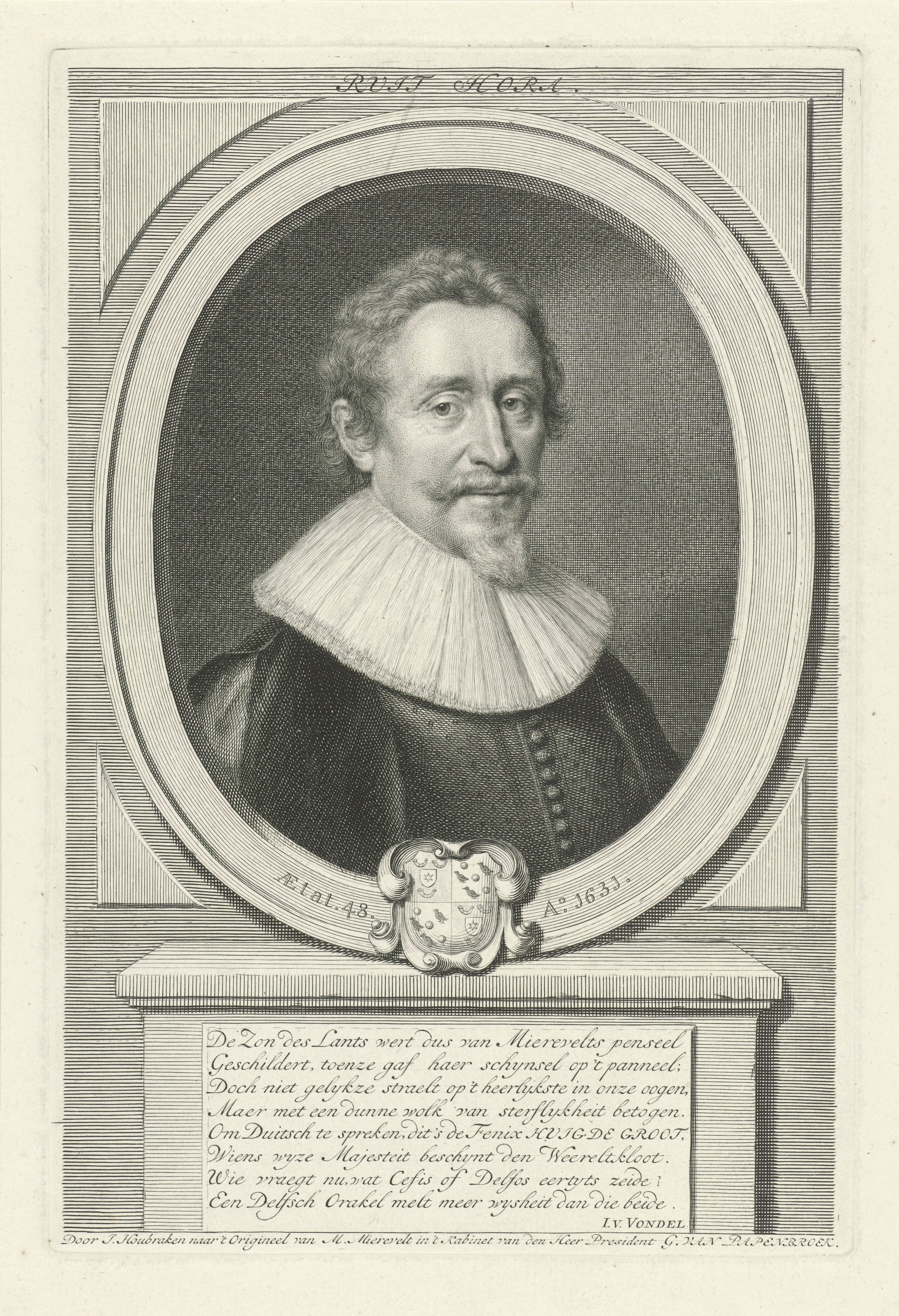 Portret van Hugo de Groot