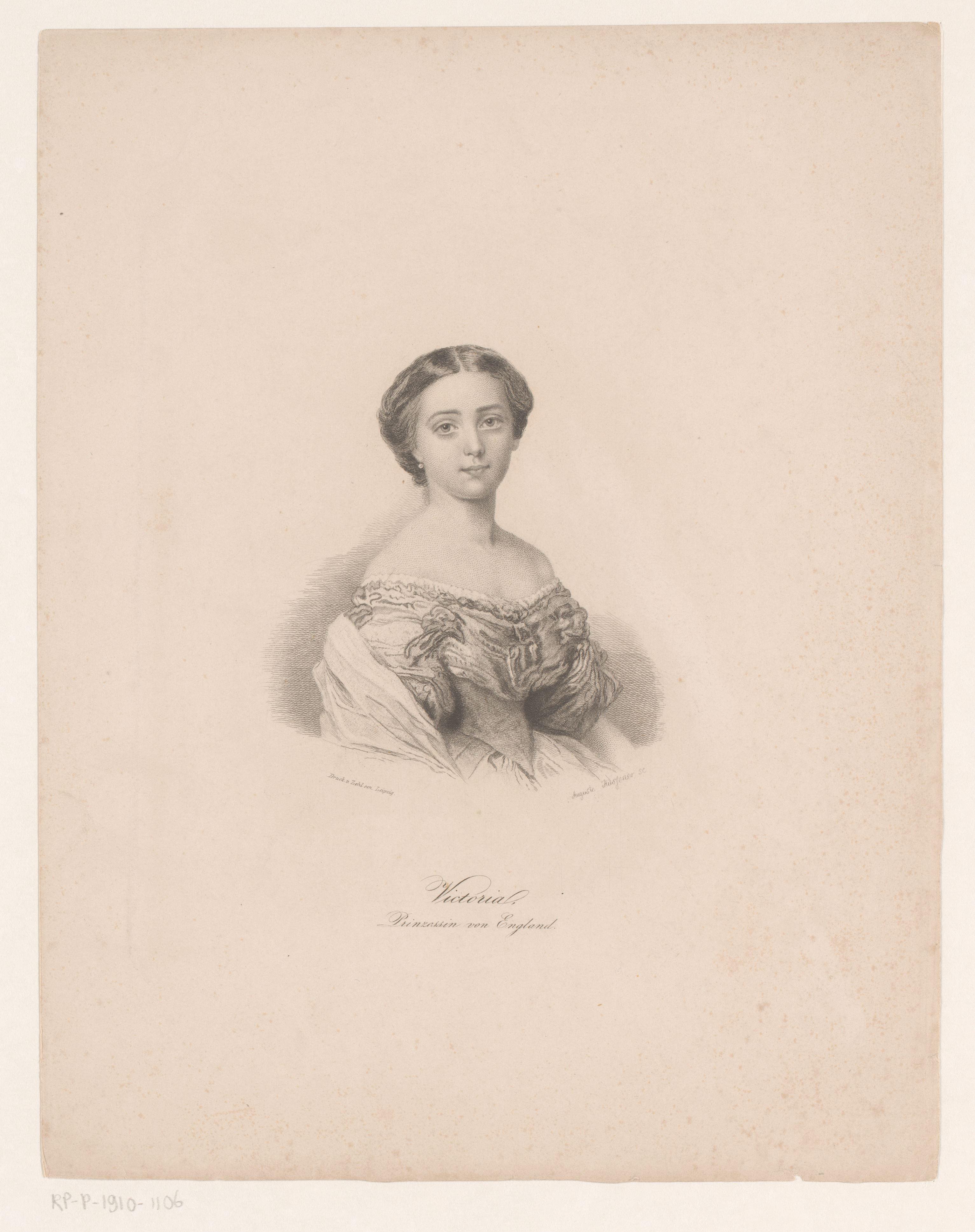 Portret van koningin Victoria
