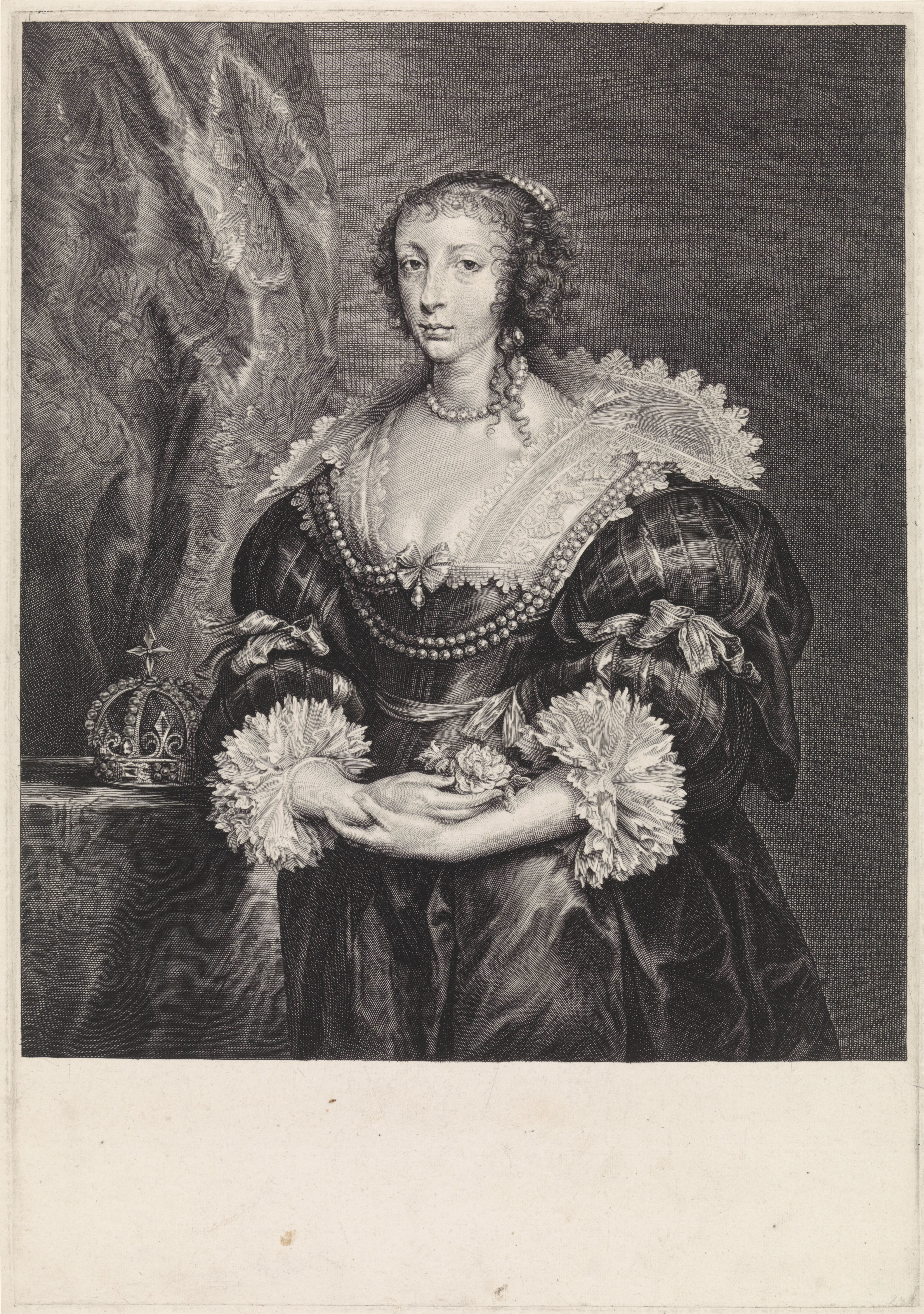 Portret van Henriette Maria, koningin van Engeland