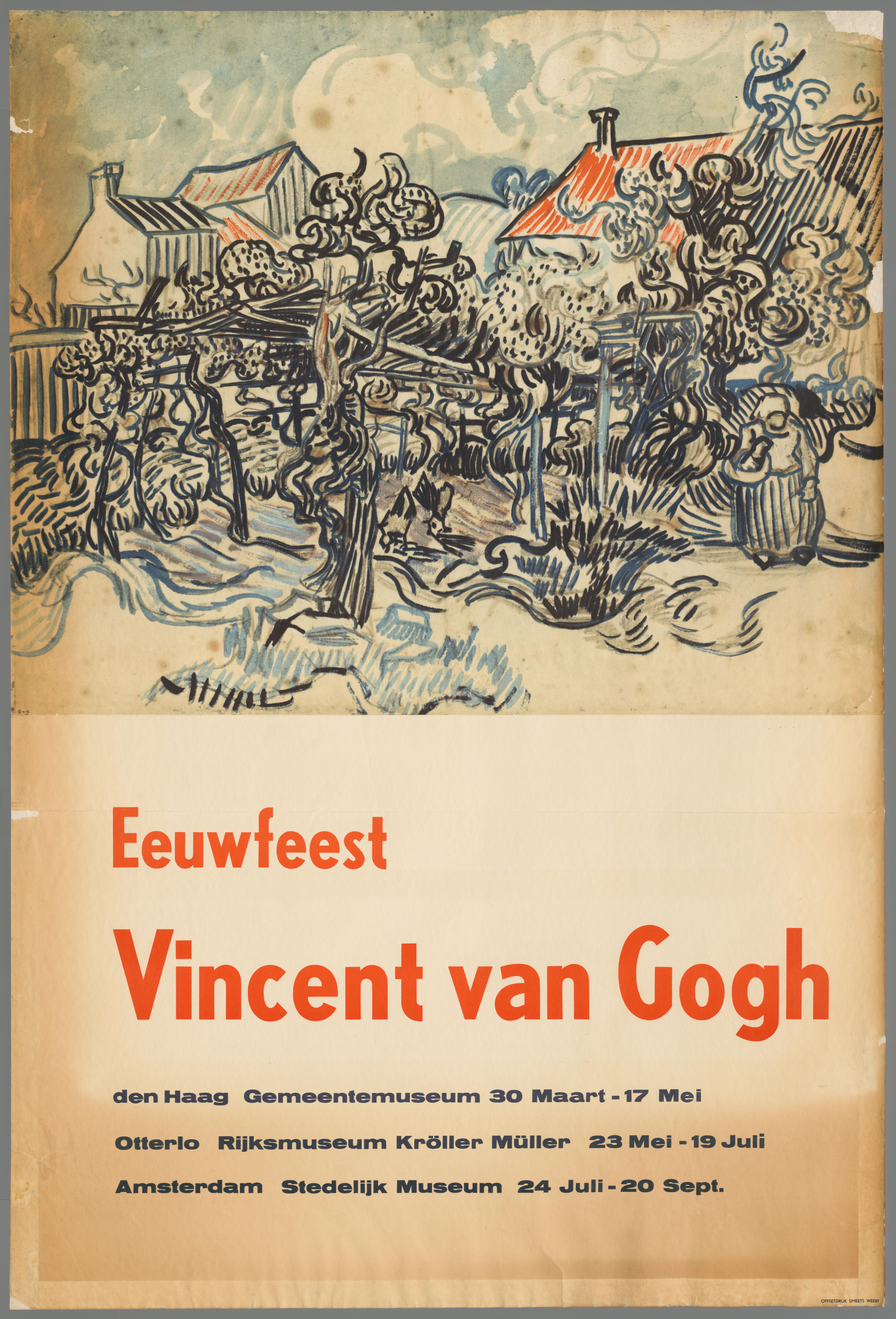Eeuwfeest Vincent van Gogh