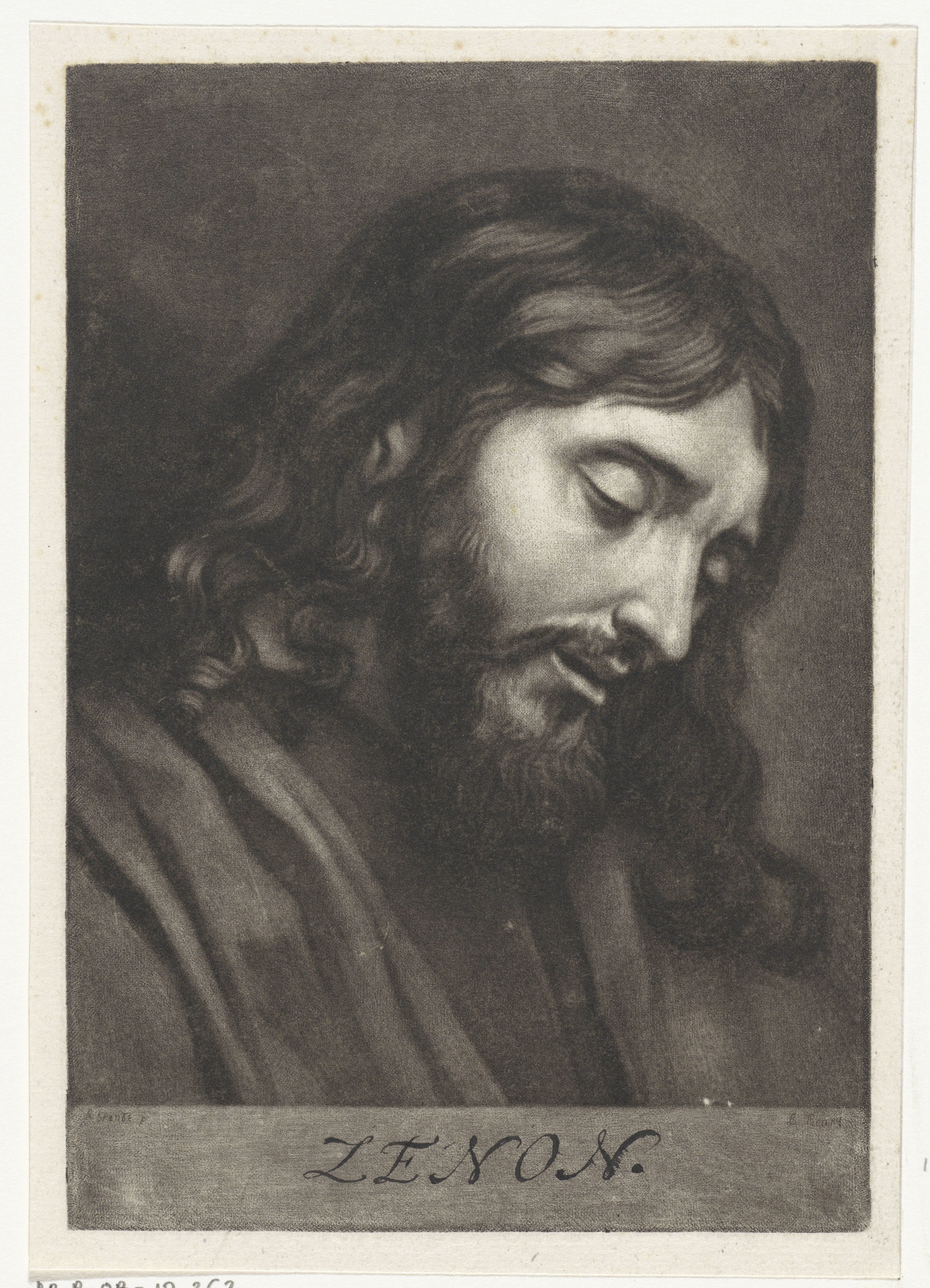 Portret van Zeno van Elea