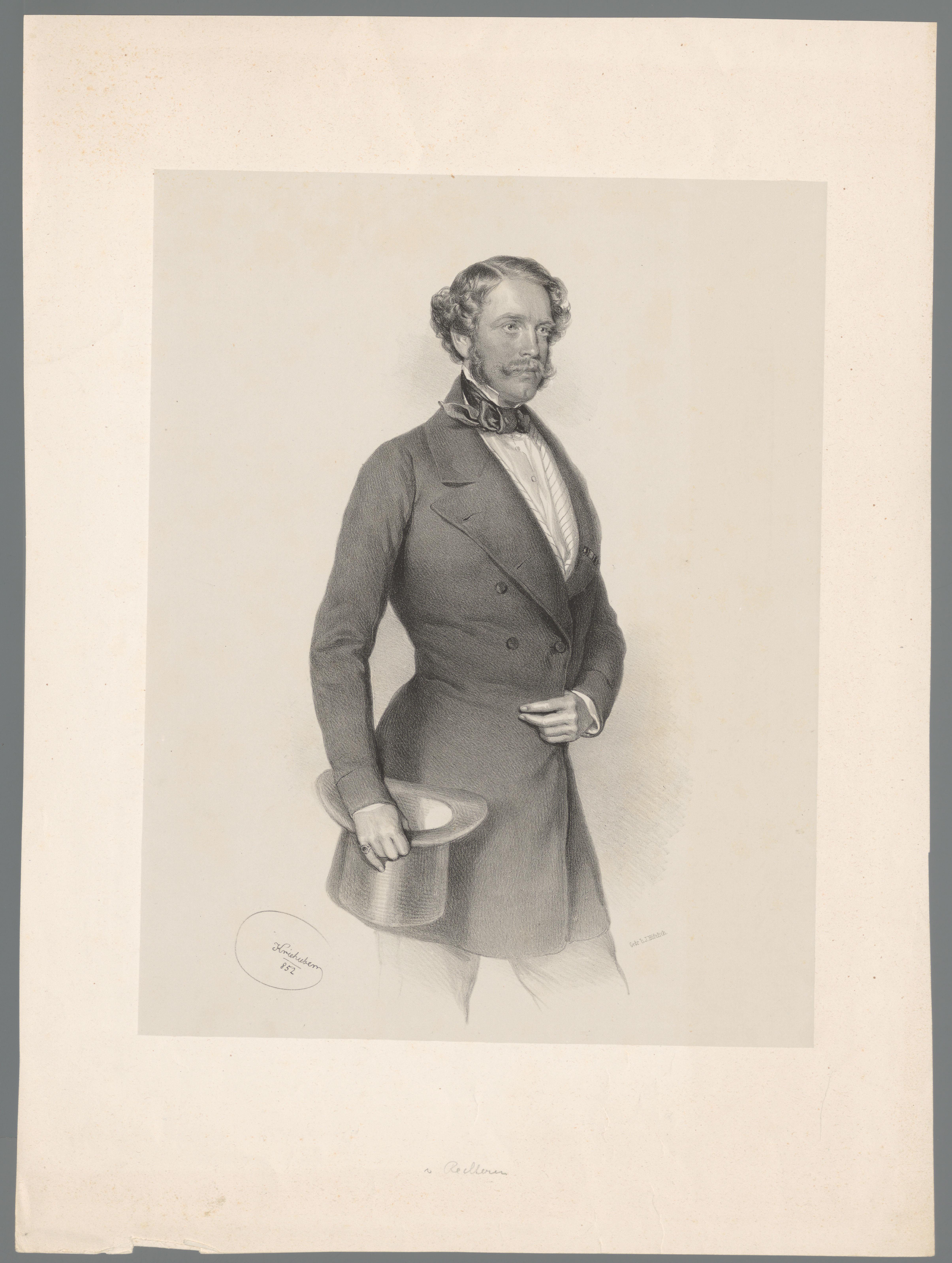 Portret van Johan Derck graaf van Rechteren van Ahnem