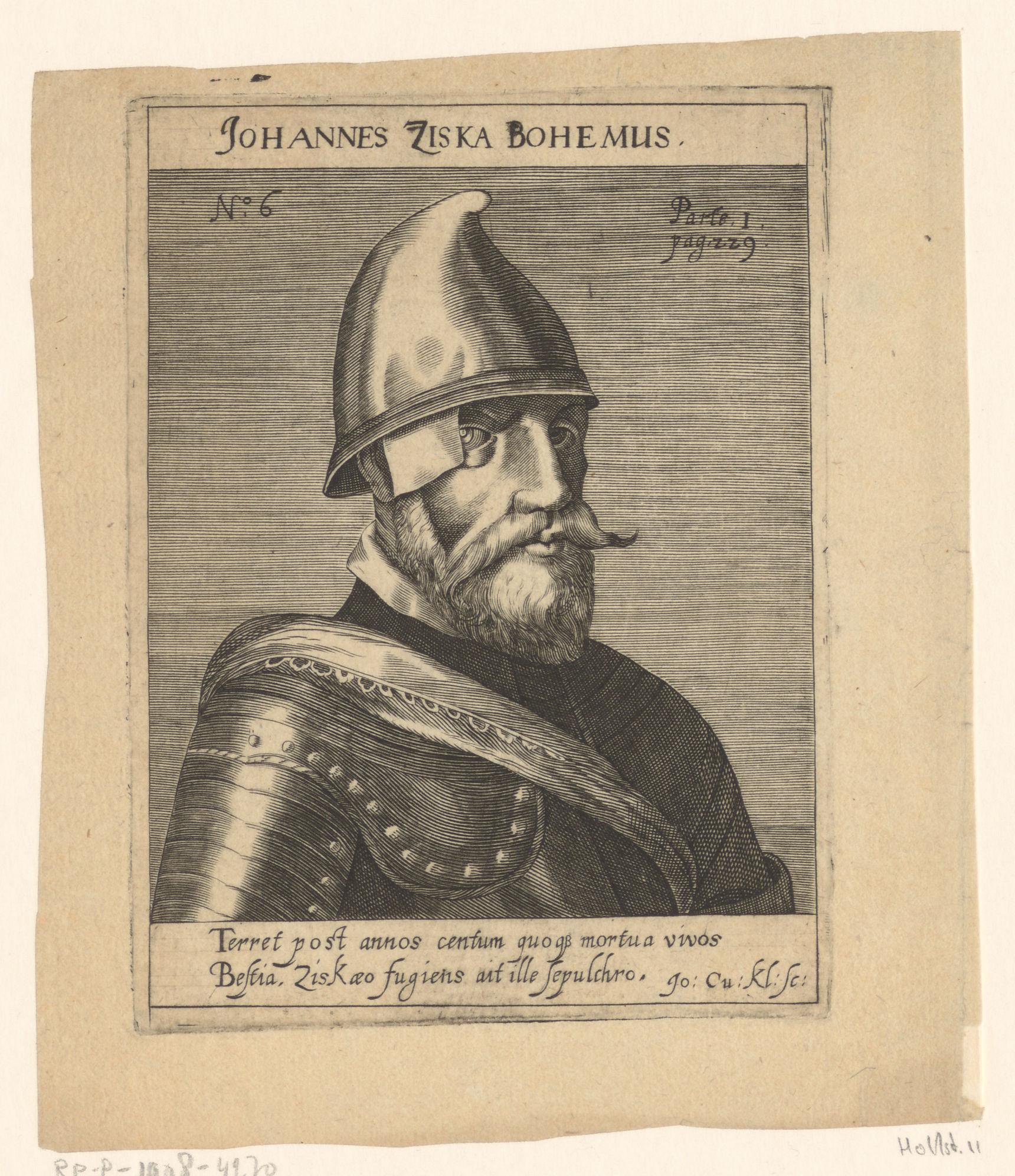 Portret van Johann Ziska