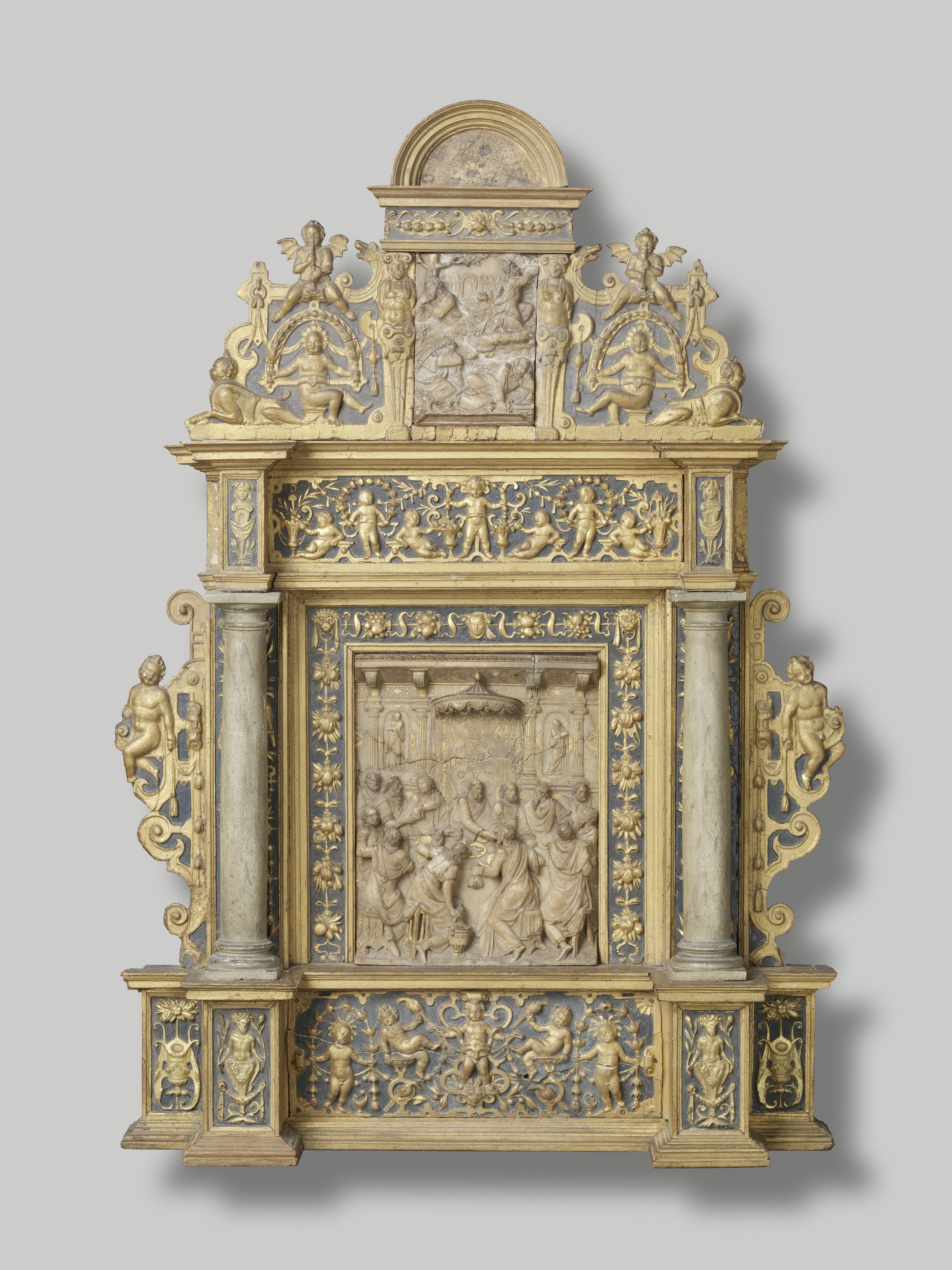Domestic altar with the Last Supper