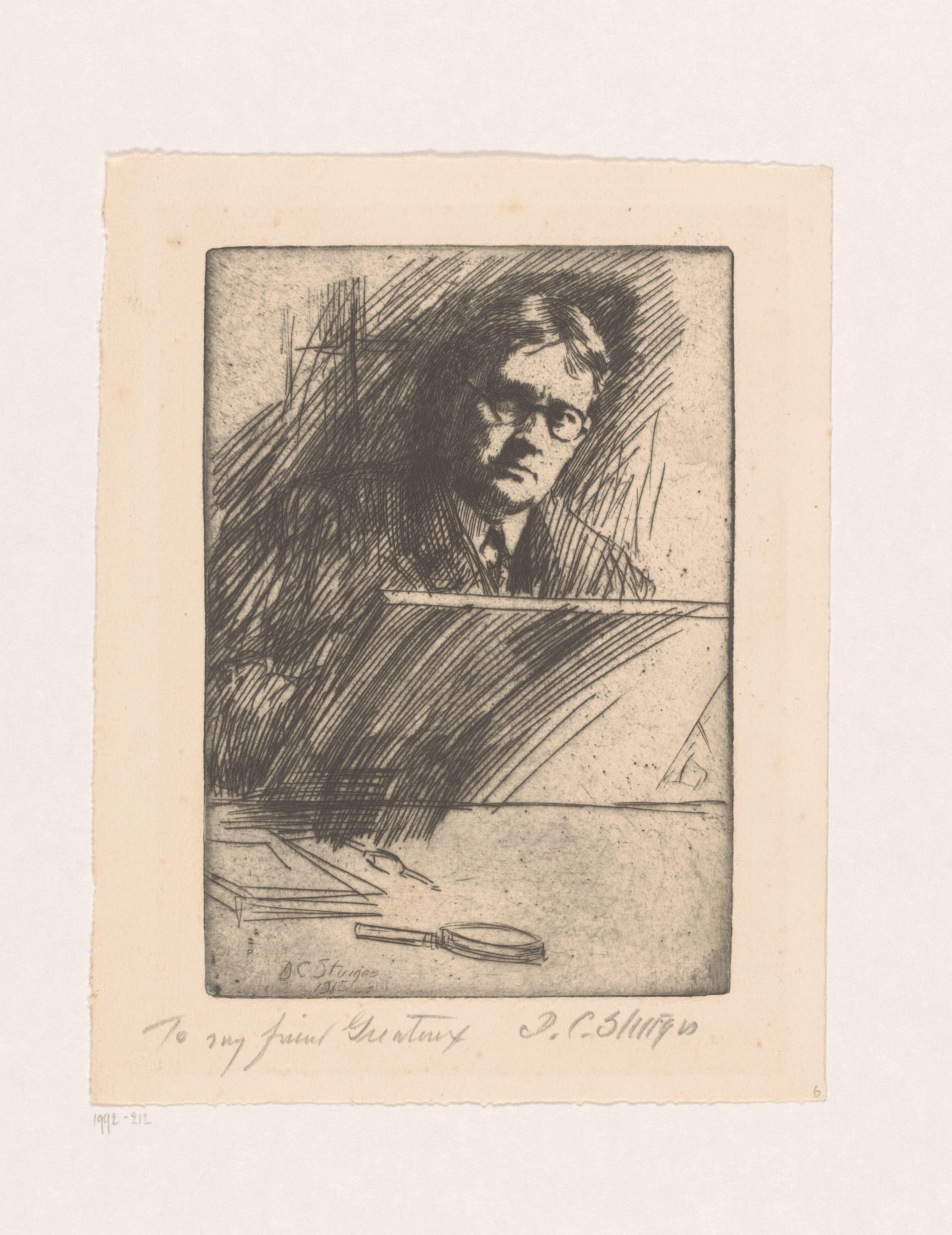 Zelfportret van Dwight Case Sturges