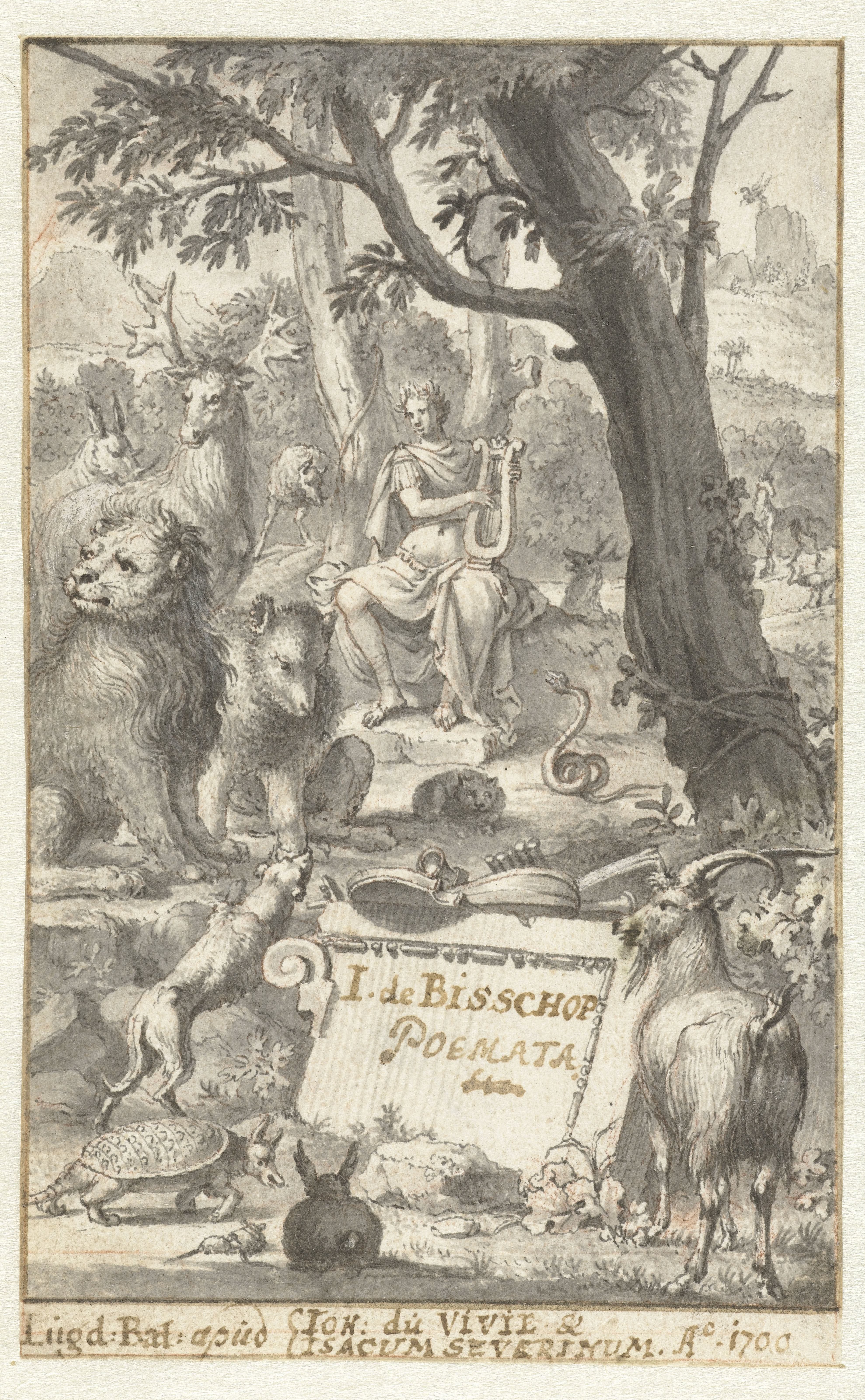 Orpheus Enchanting the Birds and Animals with his Lyre