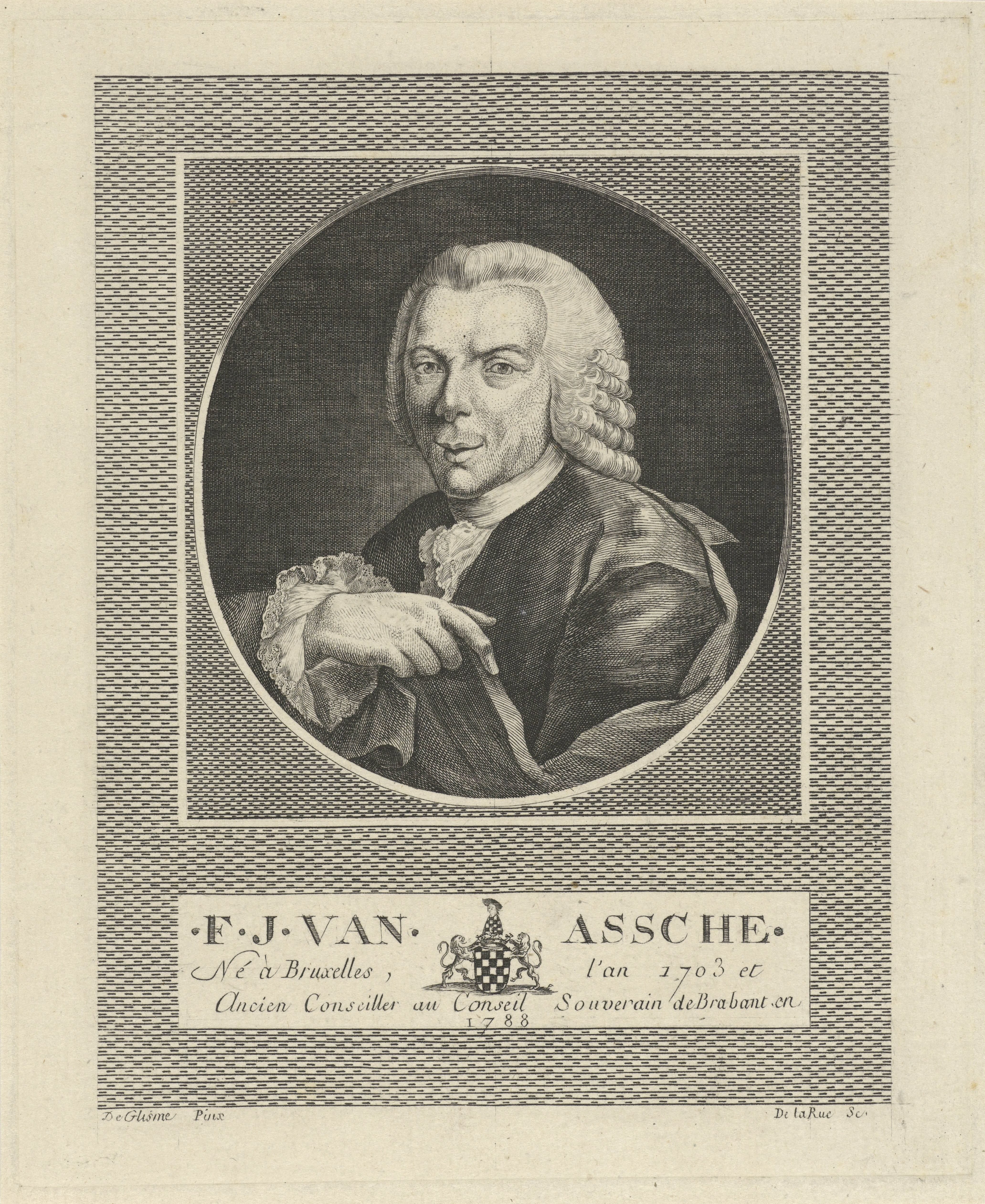 Portret van F.J. van Assche