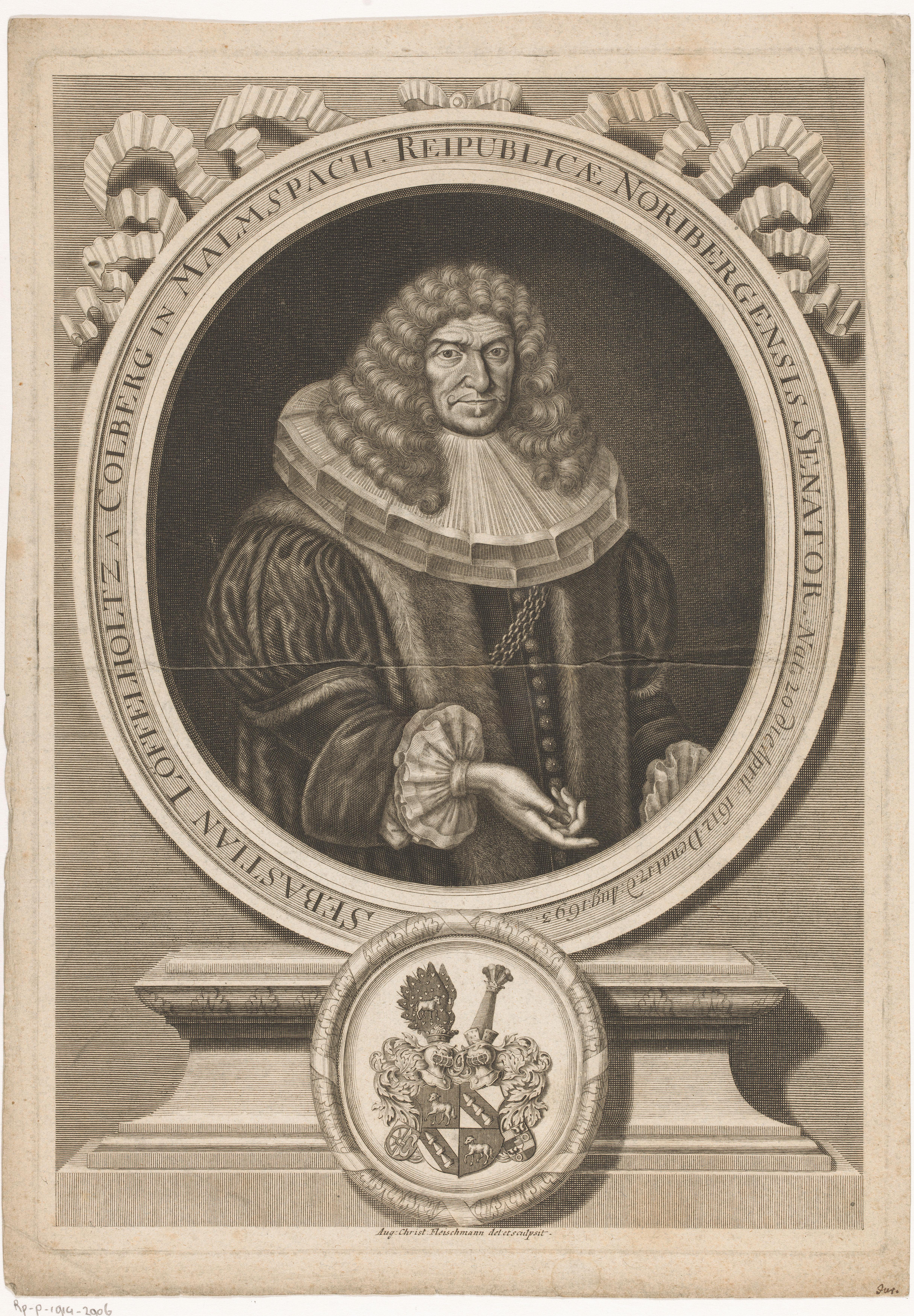 Portret van Sebastian Löffelholtz von Colberg