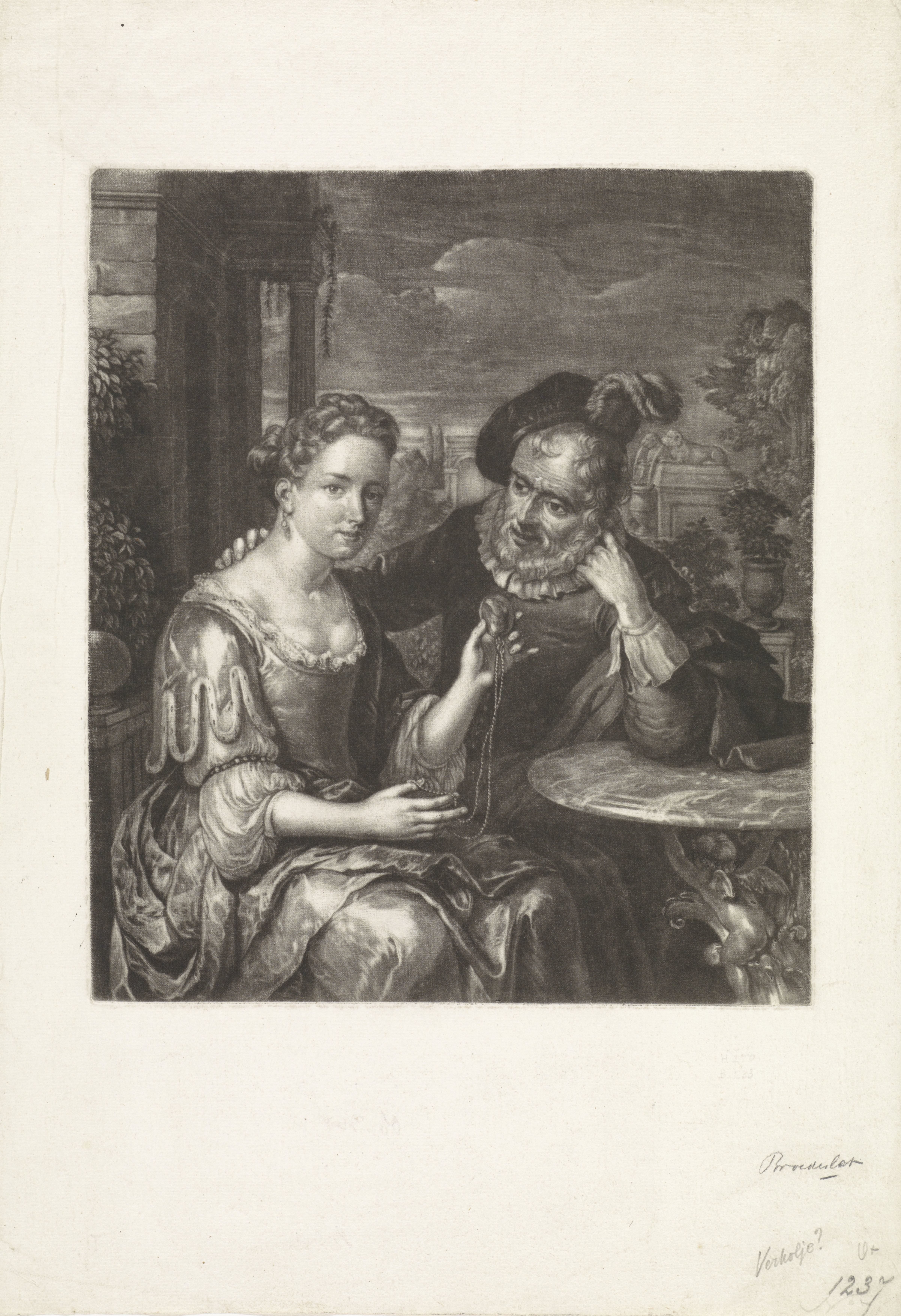 Jonge vrouw en oude man