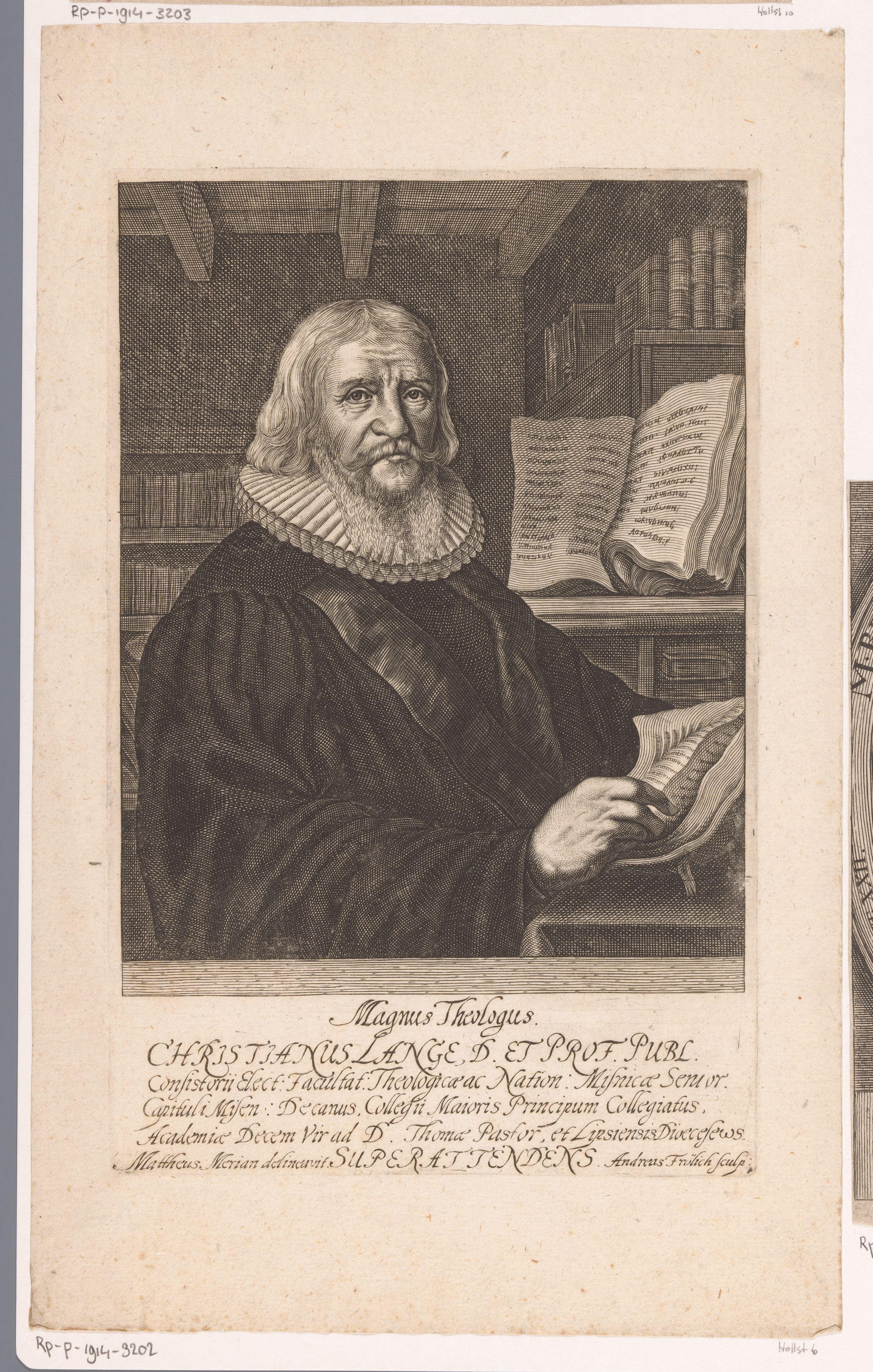 Portret van Christian Lange