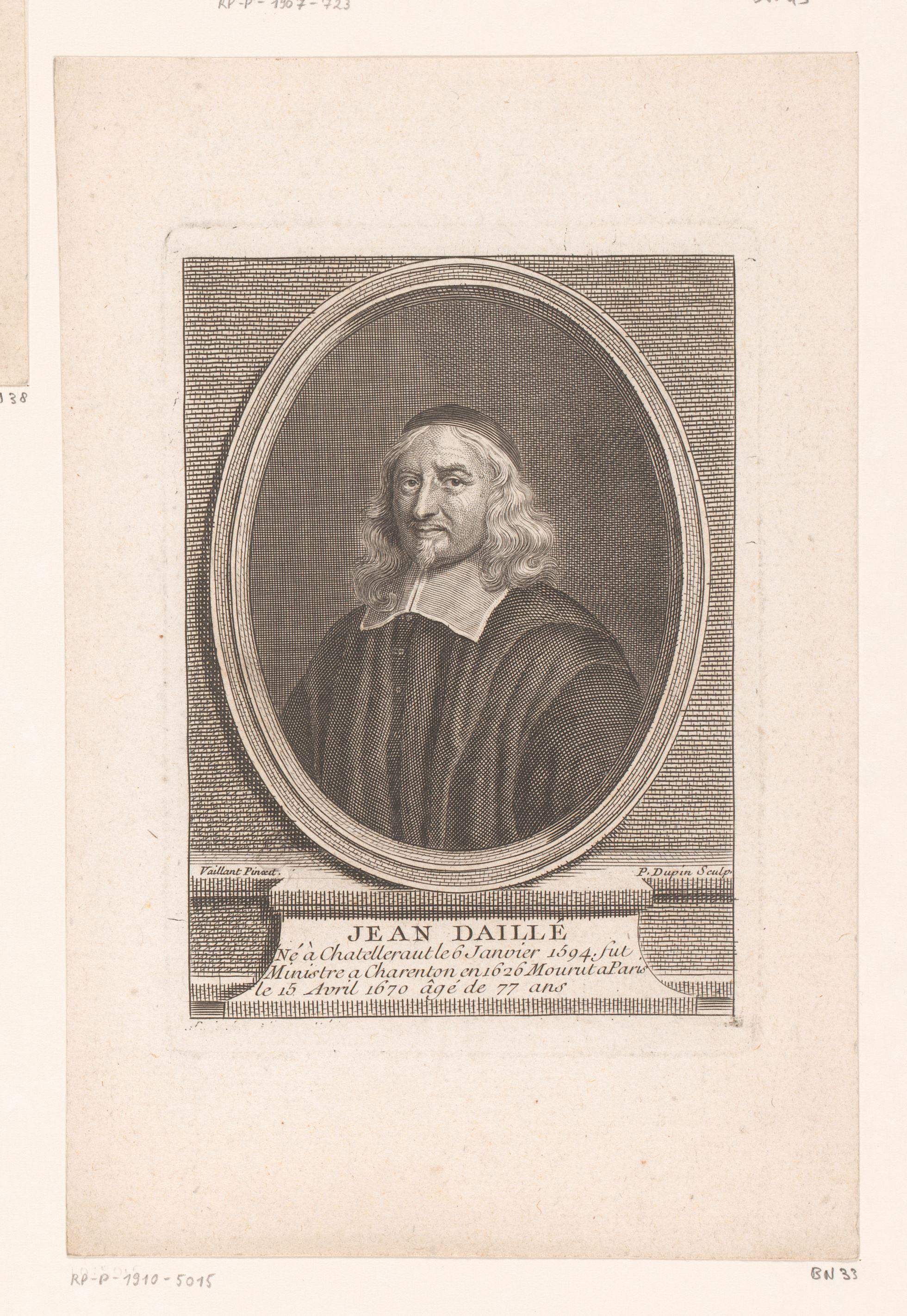 Portret van Jean Daillé
