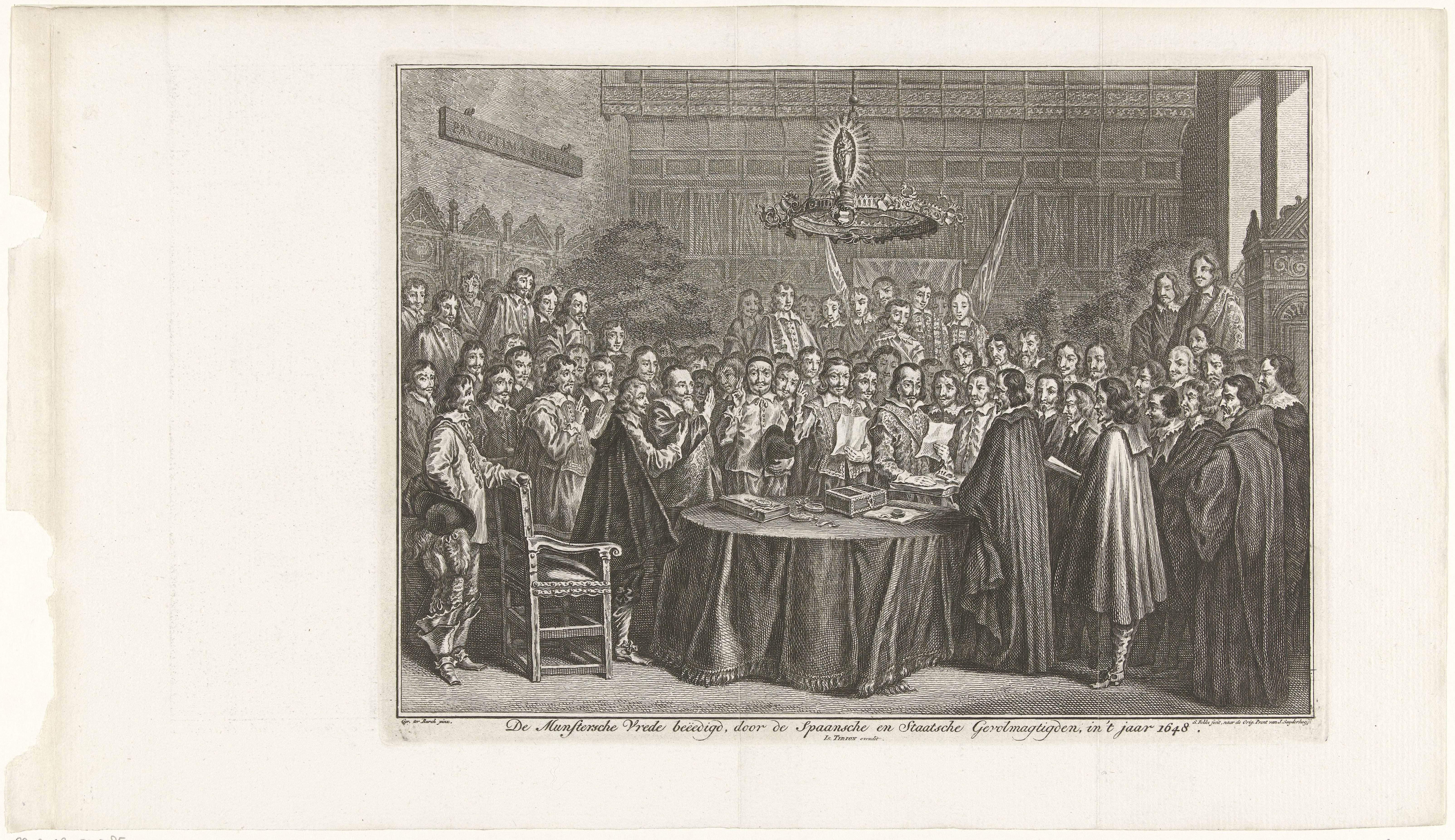 Beëdiging van de Vrede van Munster, 1648
