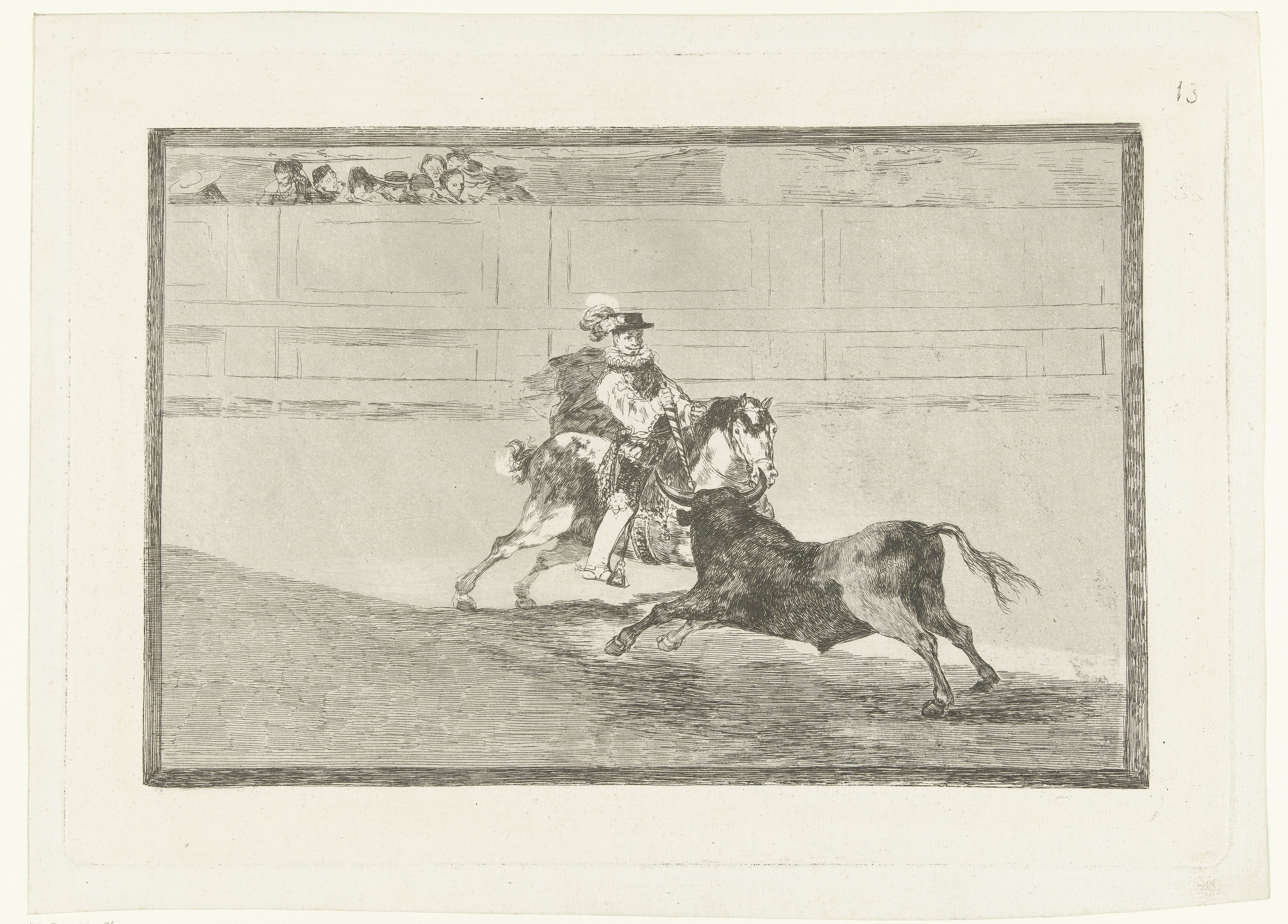 Stierenvechter in een arena