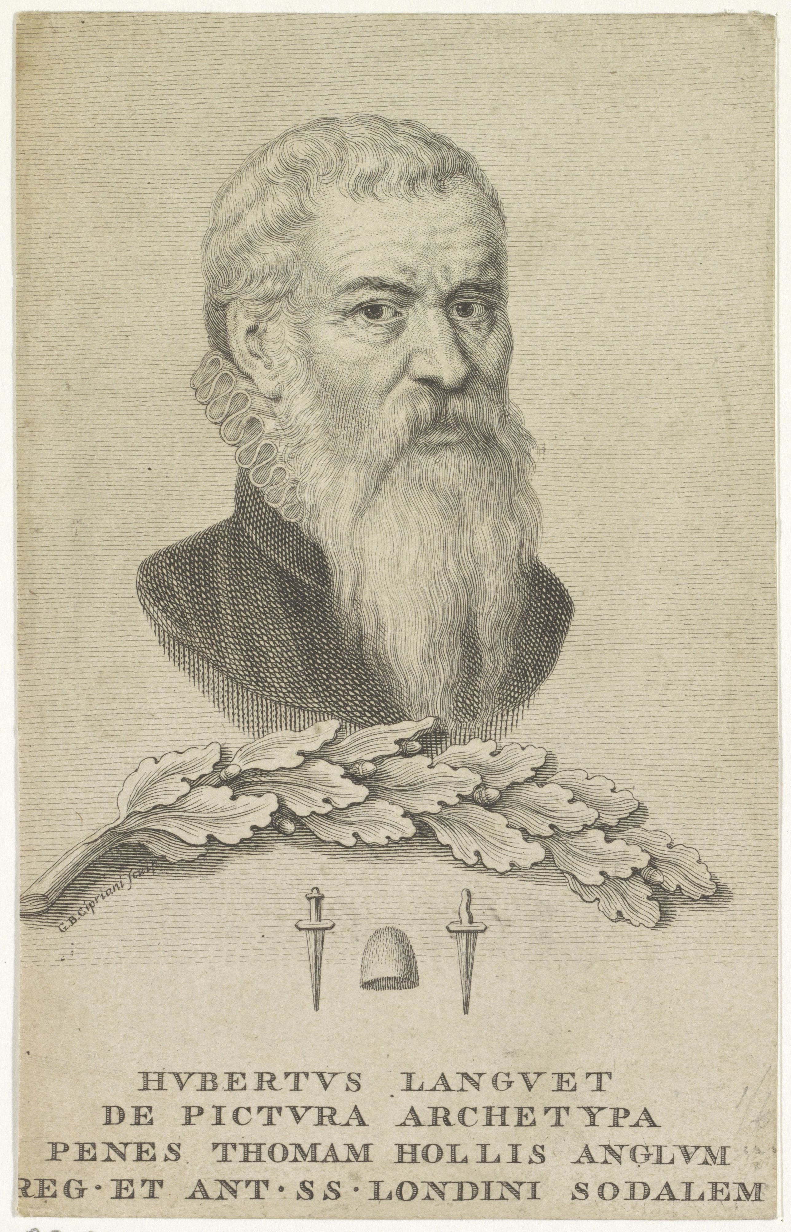 Portret van diplomaat Hubert Languet