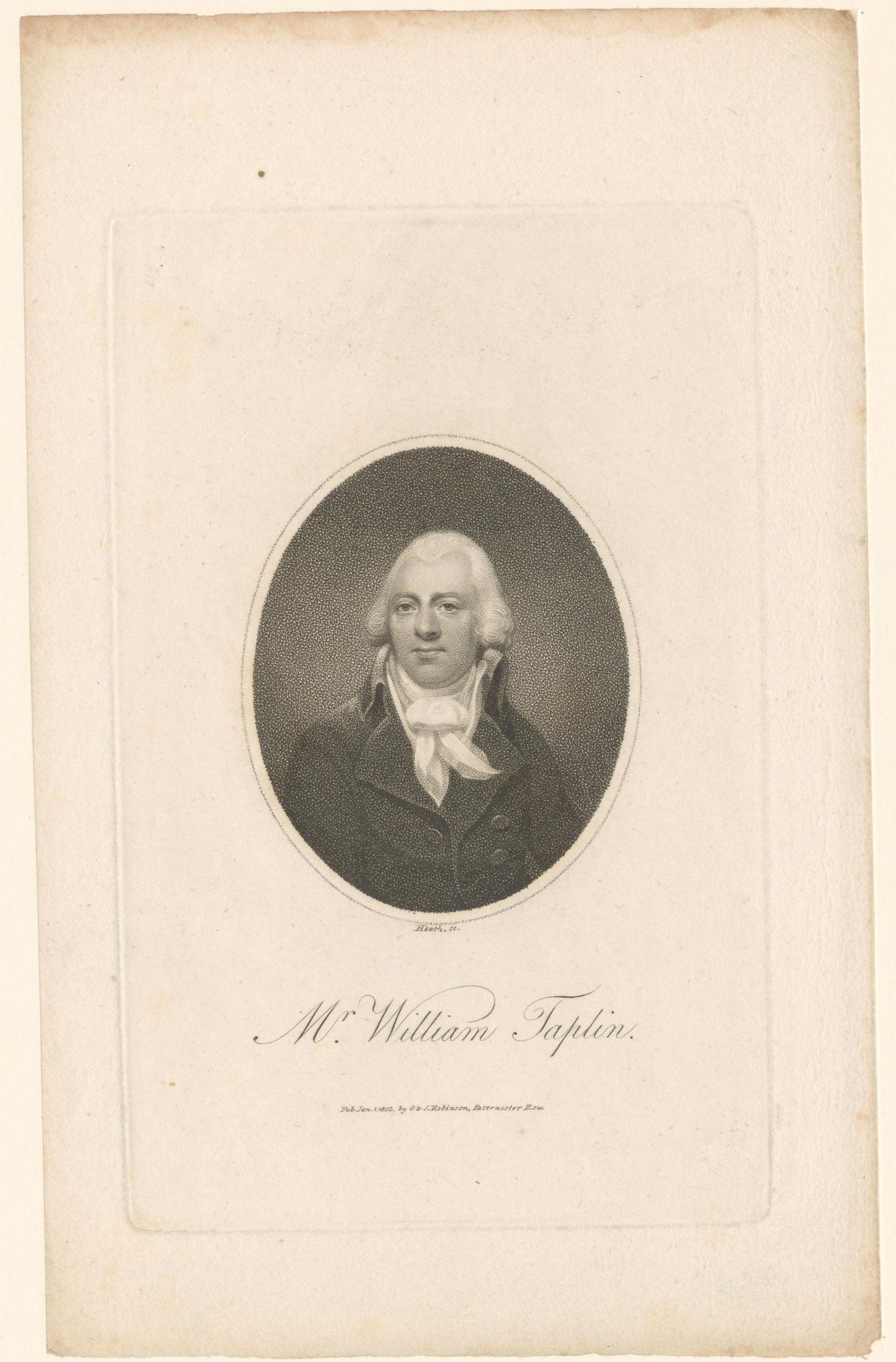 Portret van William Taplin