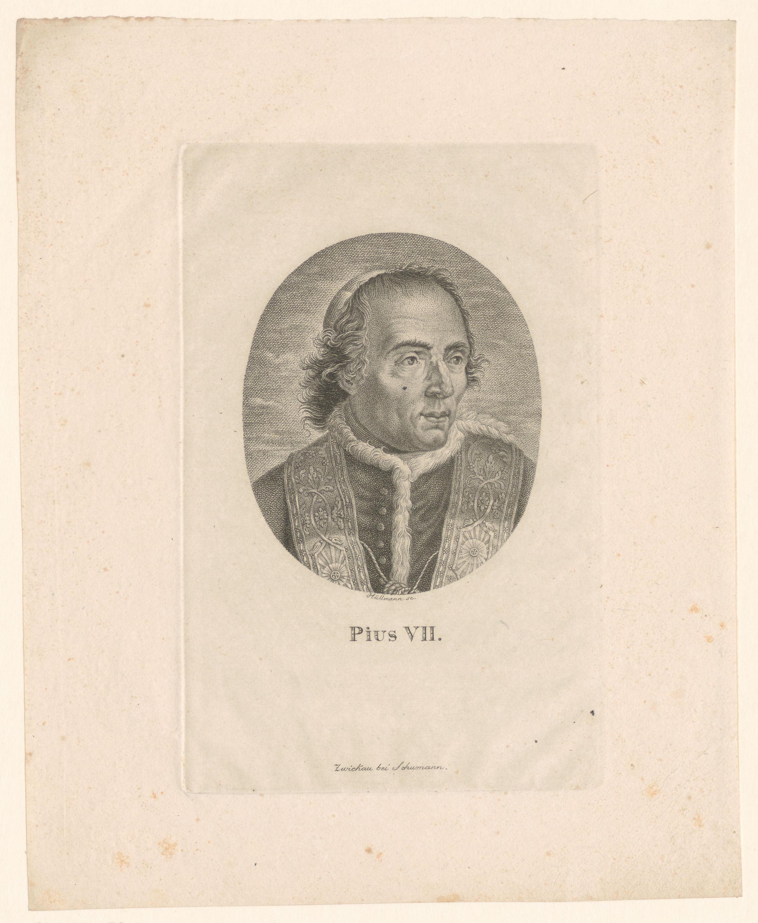 Portret van paus Pius VII