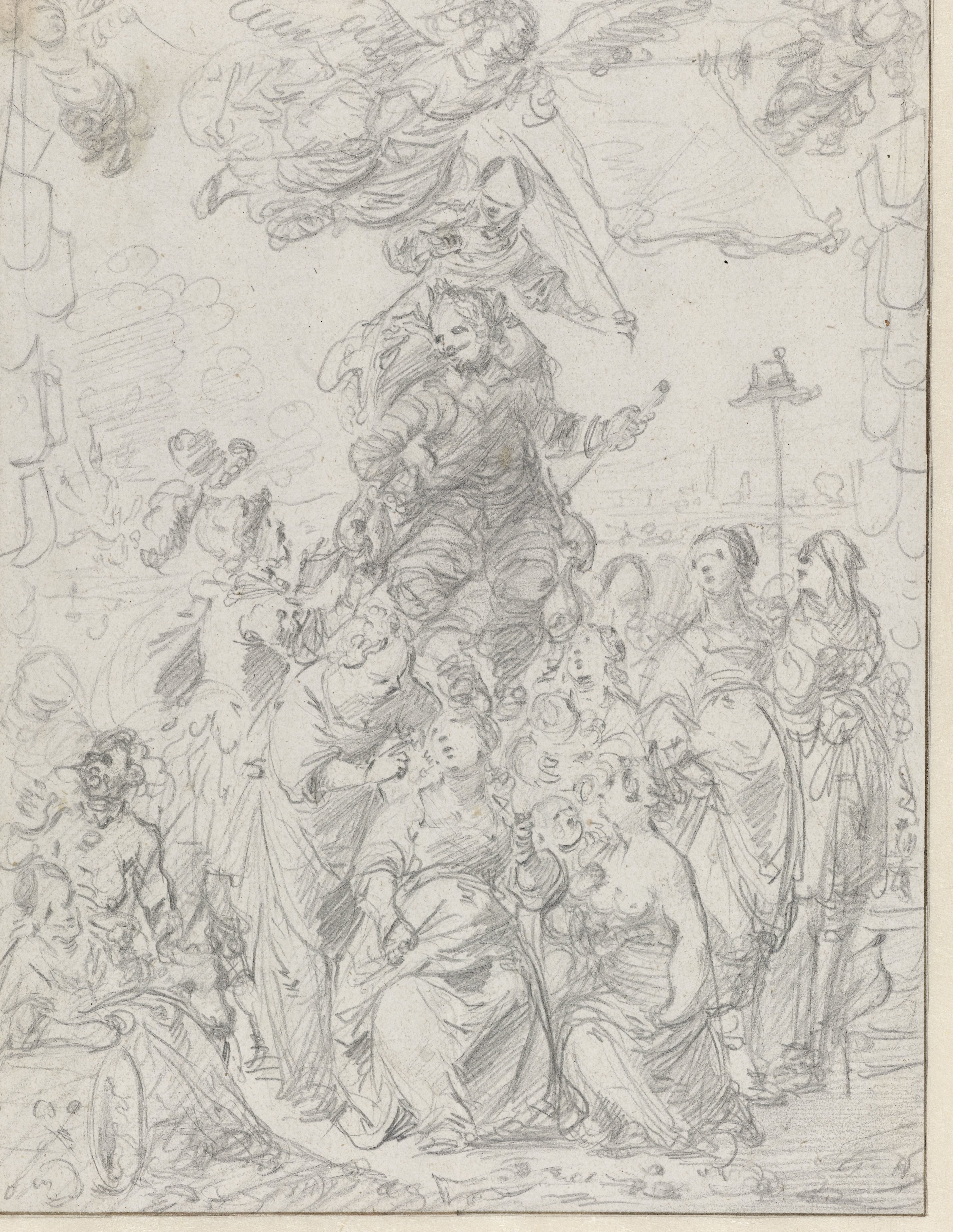 Frontispiece Design Sketch for Frederick Hendrick van Nassauw
