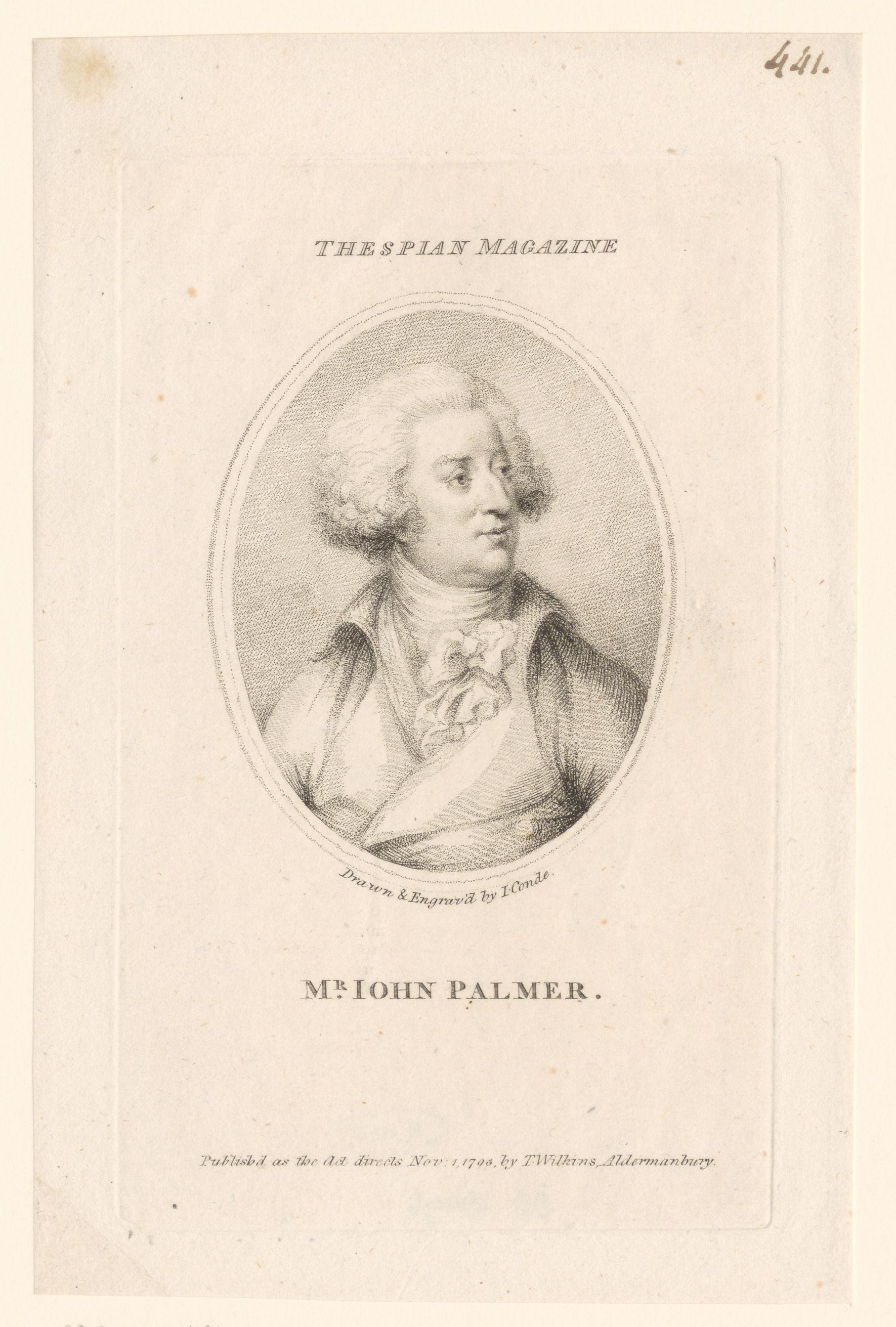 Portret van John Palmer