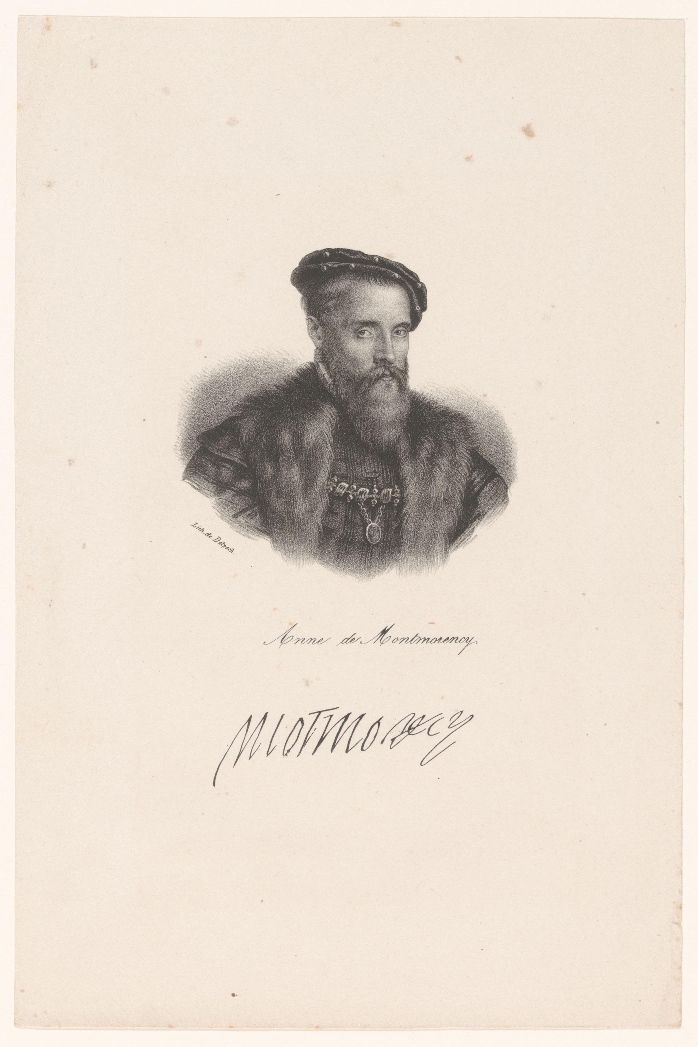 Portret van Anne de Montmorency