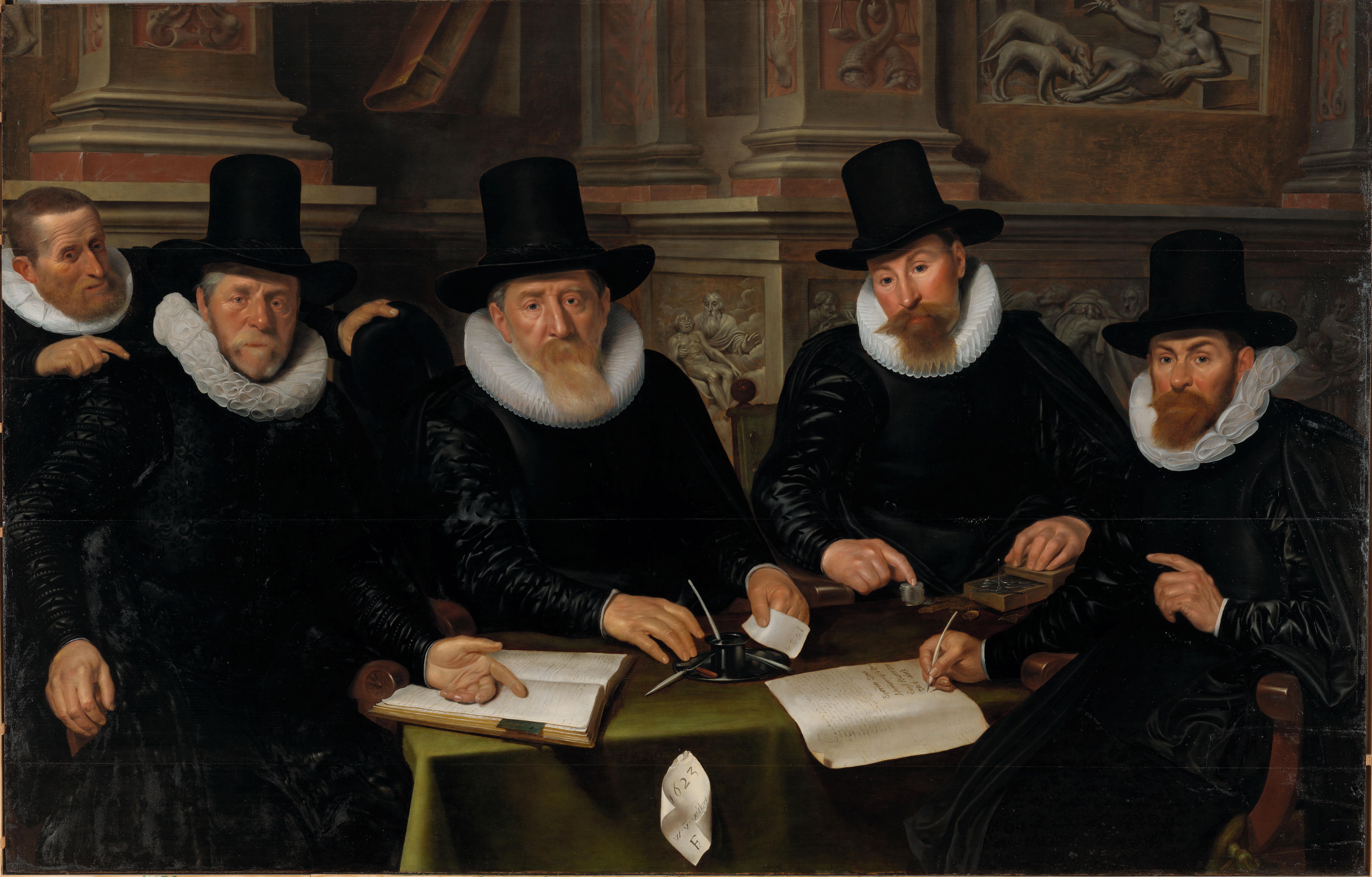 Four Regents and the ‘House Father’ of the Amsterdam Lepers’ Asylum