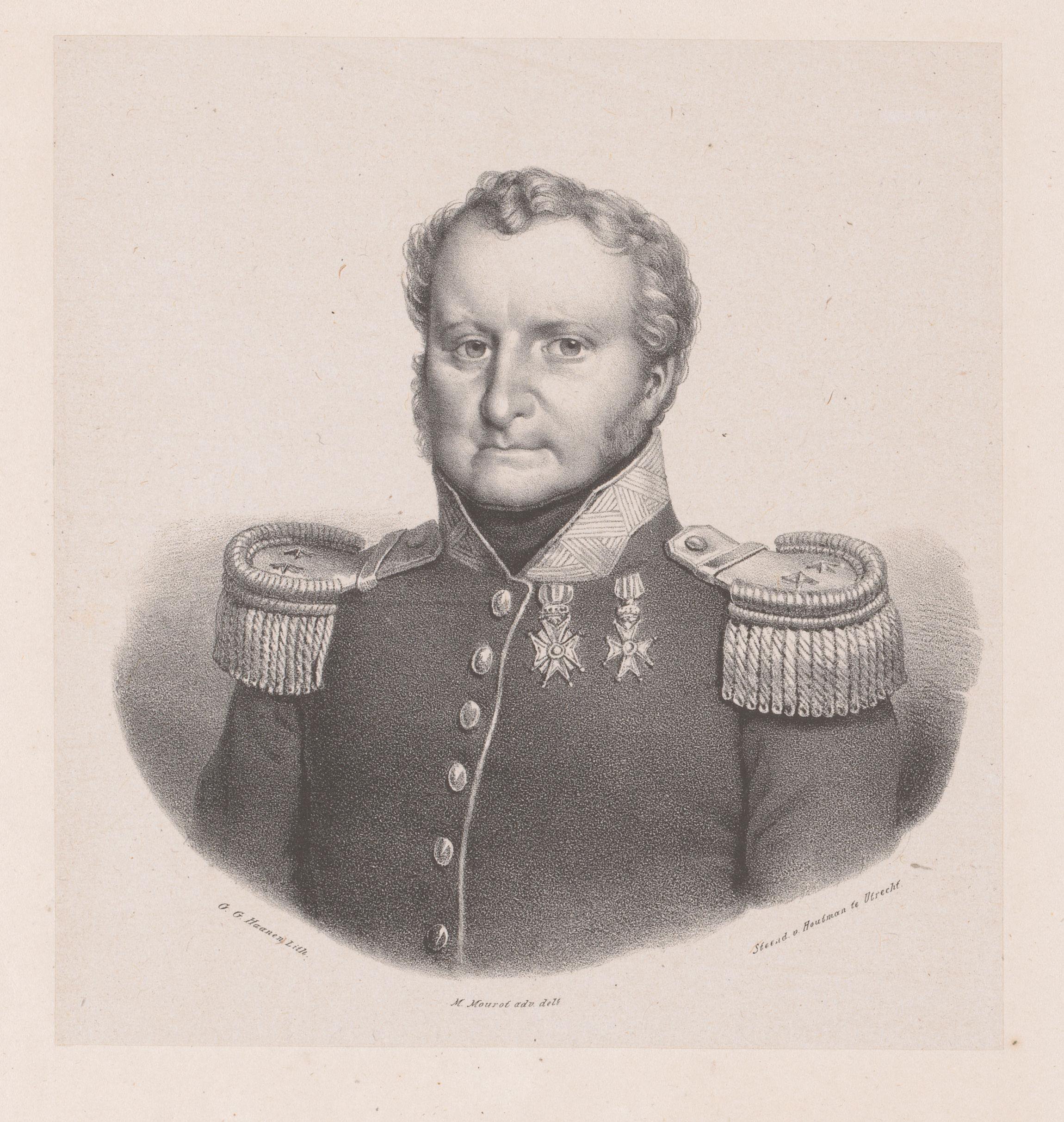 Portret van Frederik Benjamin Alexander Philip van der Capellen