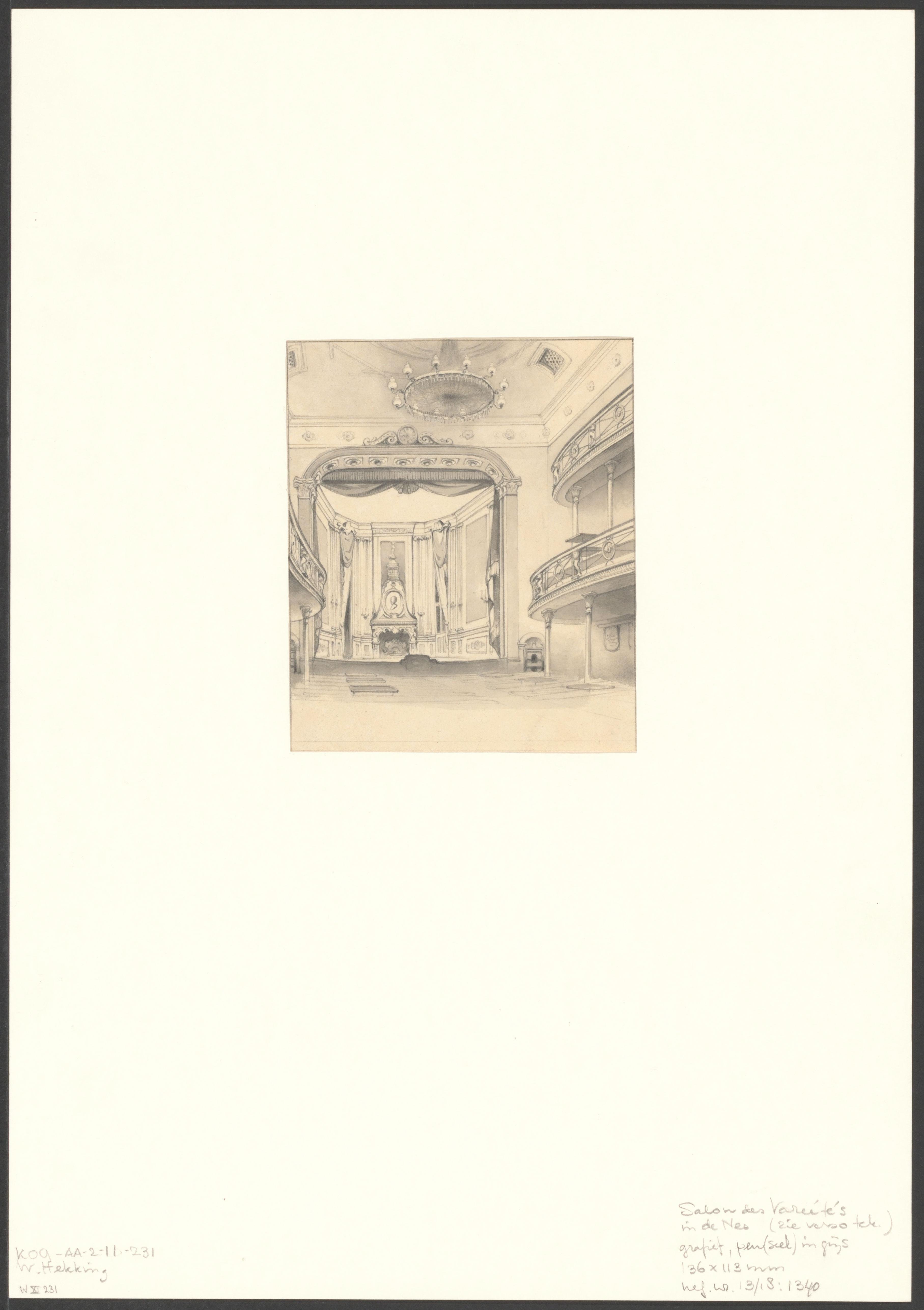 Interieur van de Salon des Variétés