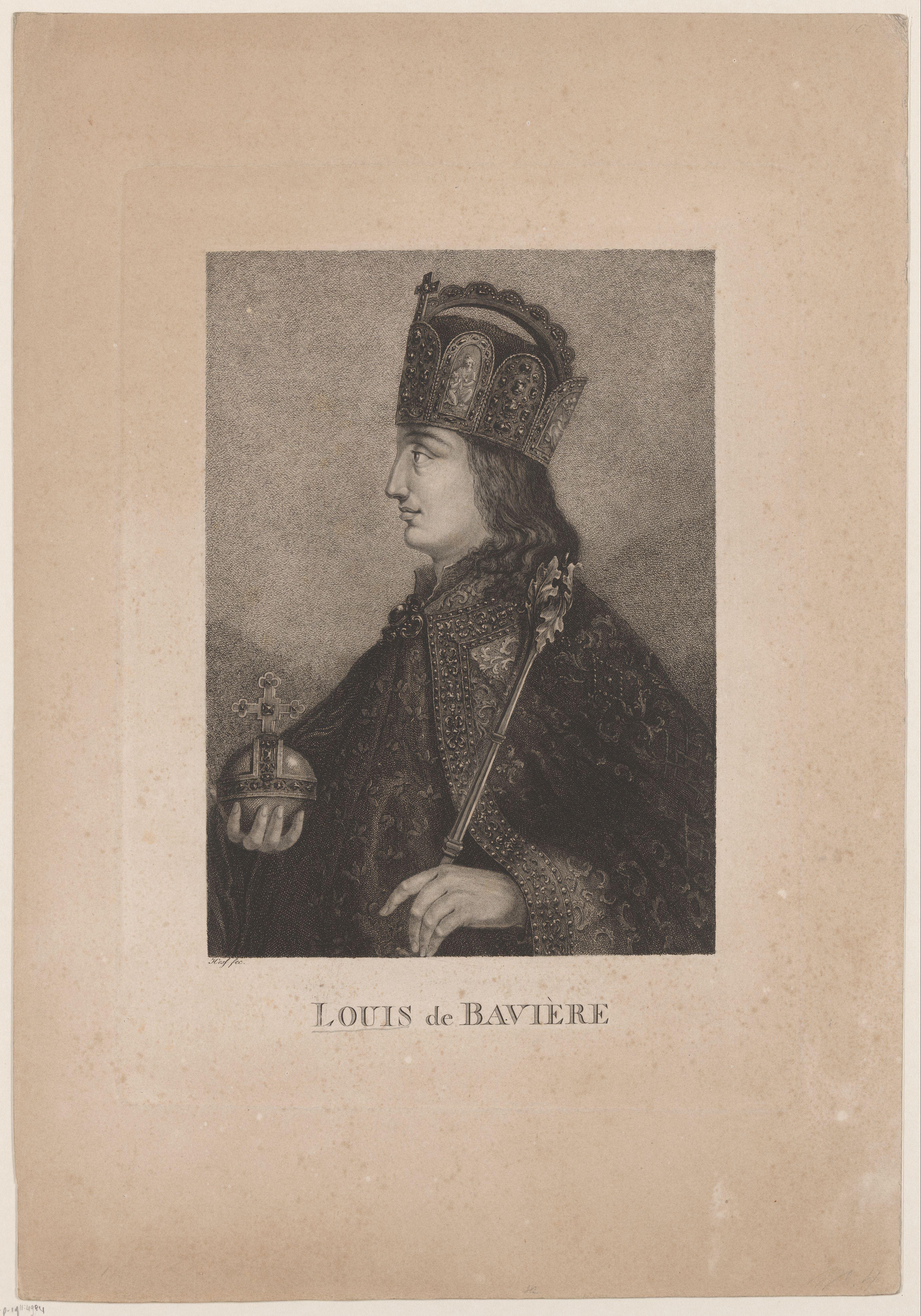 Portret van keizer Lodewijk de Beier
